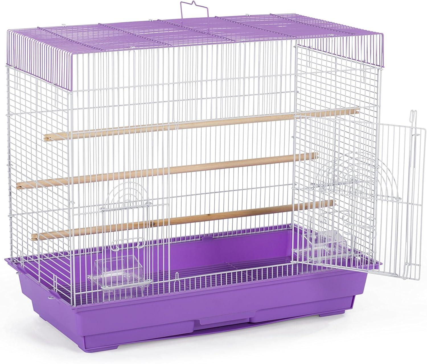 Prevue Pet Products SP1804-3 Flight Cage, Lilac/White,26" L x 14" W x 22 1/4" H