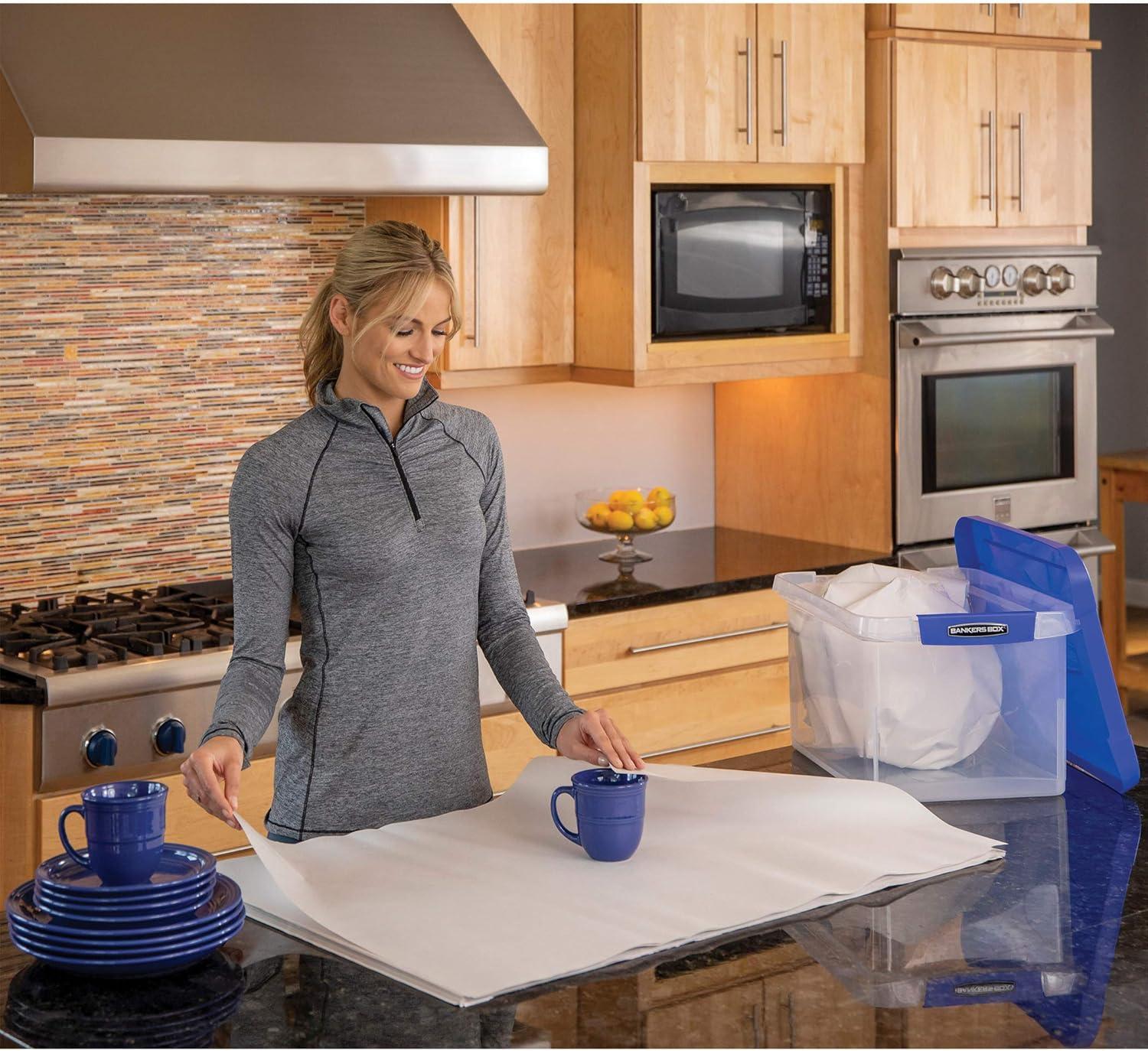 SmoothMove Large White Packing Paper Sheets, 36" x 24", 5 lbs