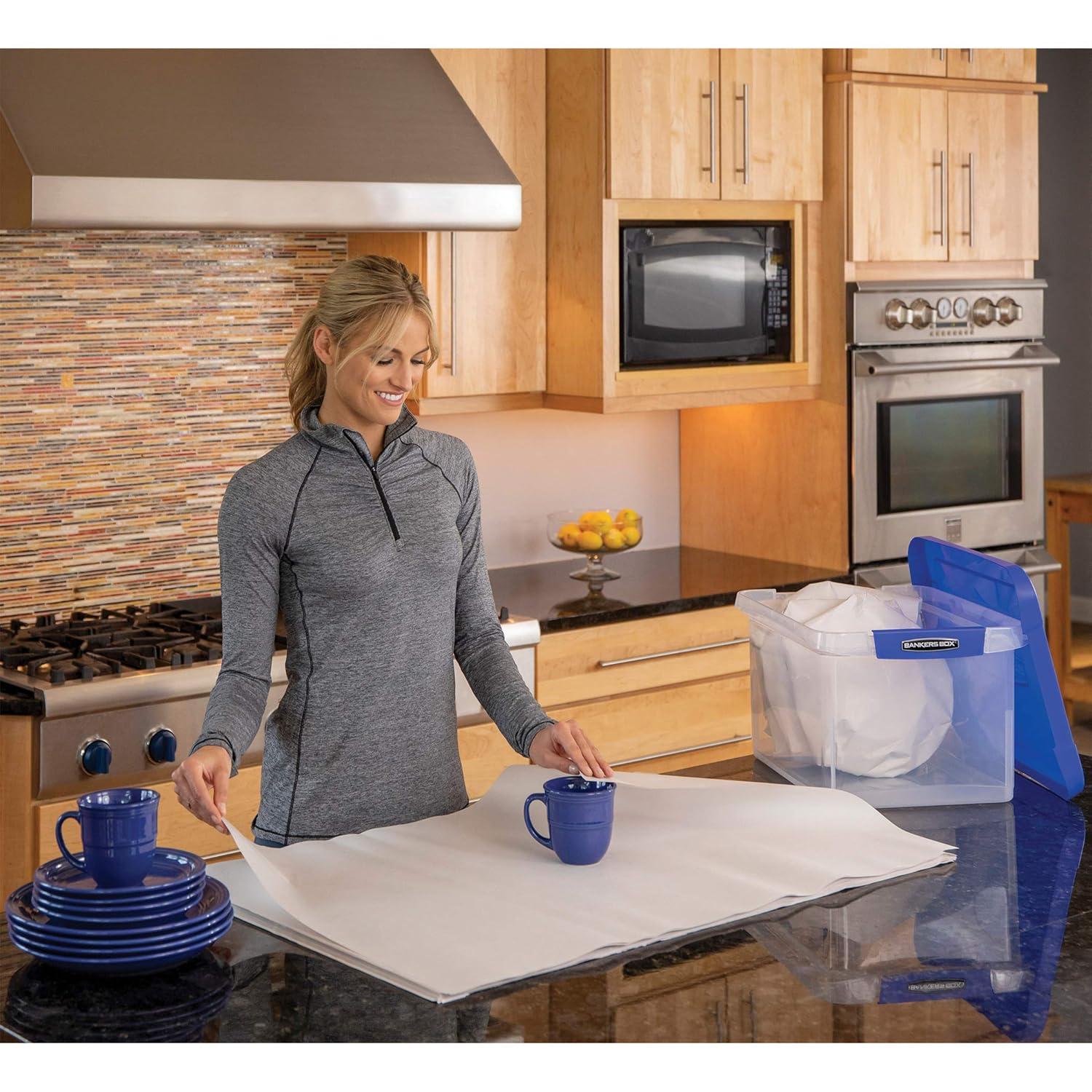 SmoothMove Large White Packing Paper Sheets, 36" x 24", 5 lbs