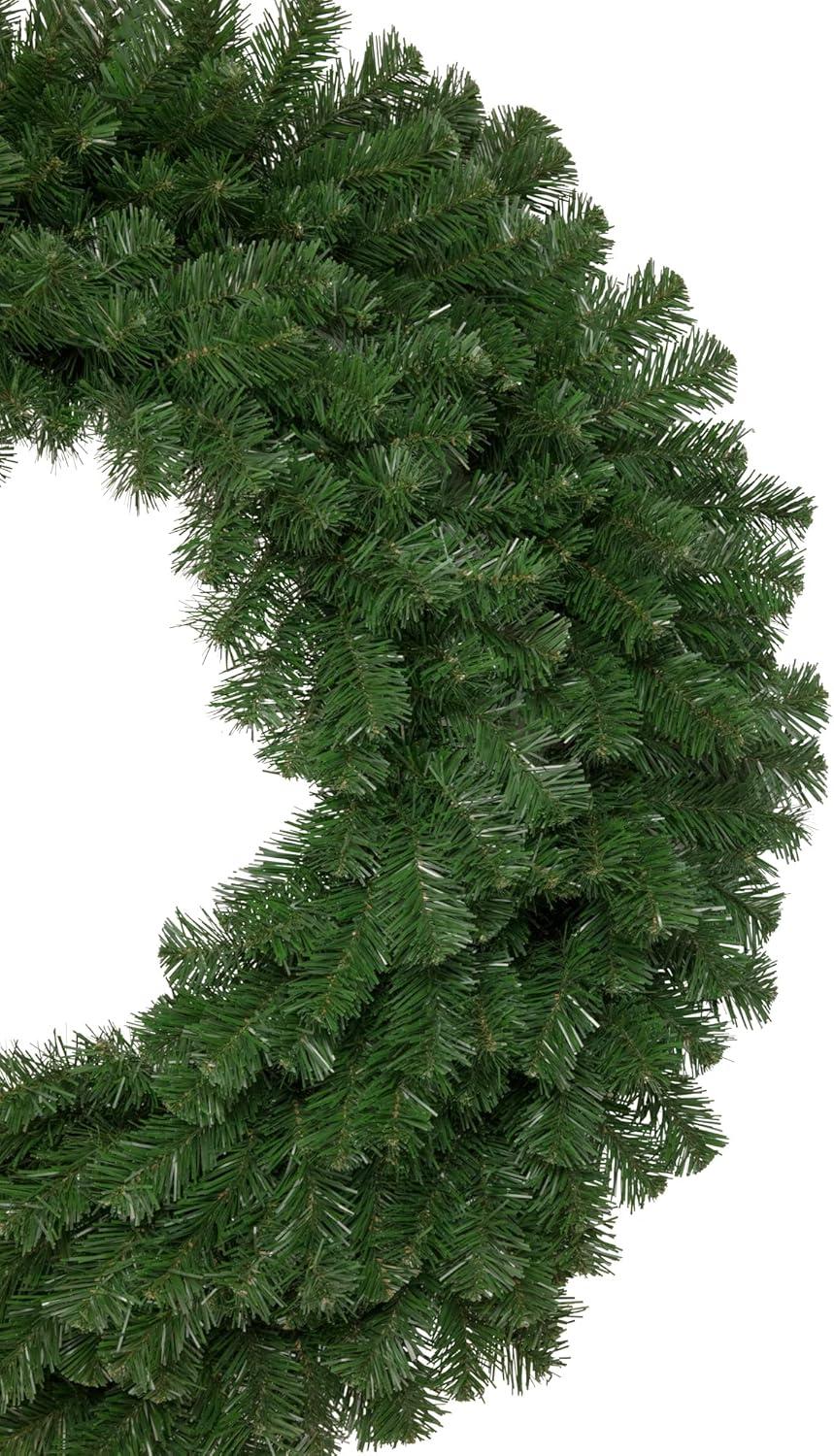 Northlight 36" Canadian Pine Artificial Christmas Wreath - Green Unlit