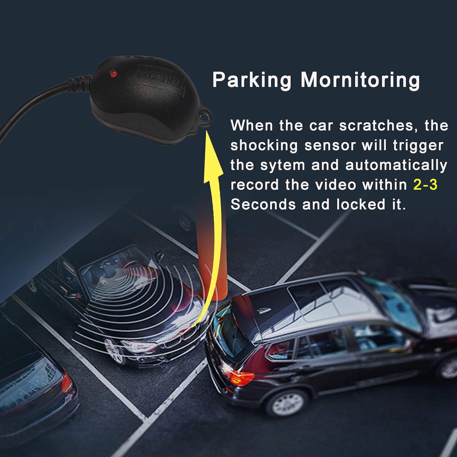 Super Hd 1080P Car 360 Degree Bird View Surround System DVR Record Backup Camera Parking Monitoring with HD Sensor