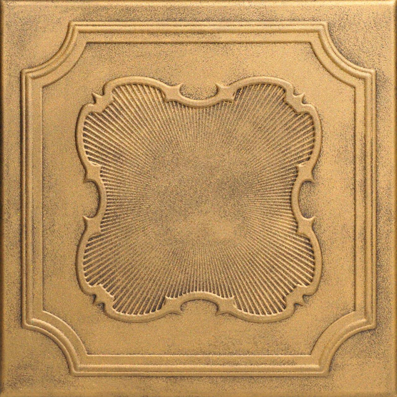 A La Maison Ceilings Coronado 1.6 ft. x 1.6 ft. Polystyrene Glue-up Ceiling Tile (Set of 48)