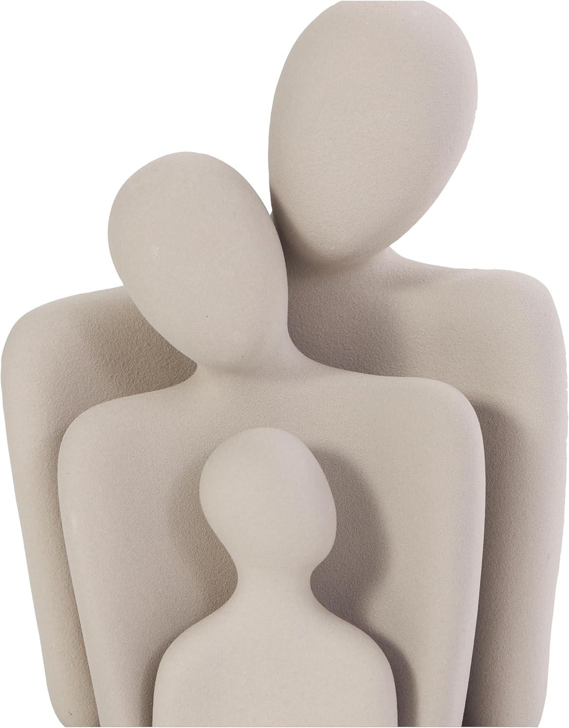 Brayden Studio® Buncie Ceramic Nesting Family People Decorative Cream Sculpture Set