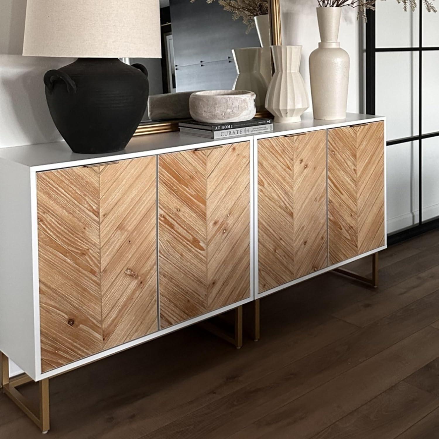 Nathan James Enloe 2-Piece Accent Cabinet Set or TV Stand