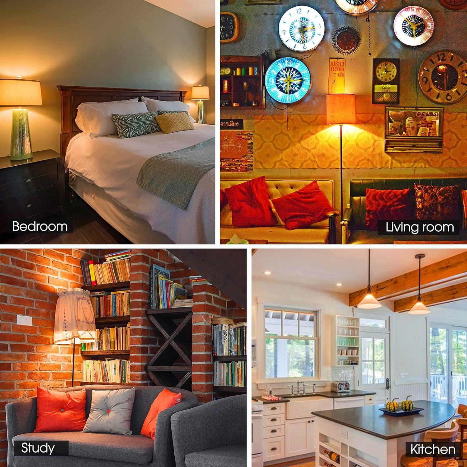 YGA03C59-10W 10 Watt A19 LED Light Bulb E26/Medium (Standard) Non-Dimmable,1200lm,4000K