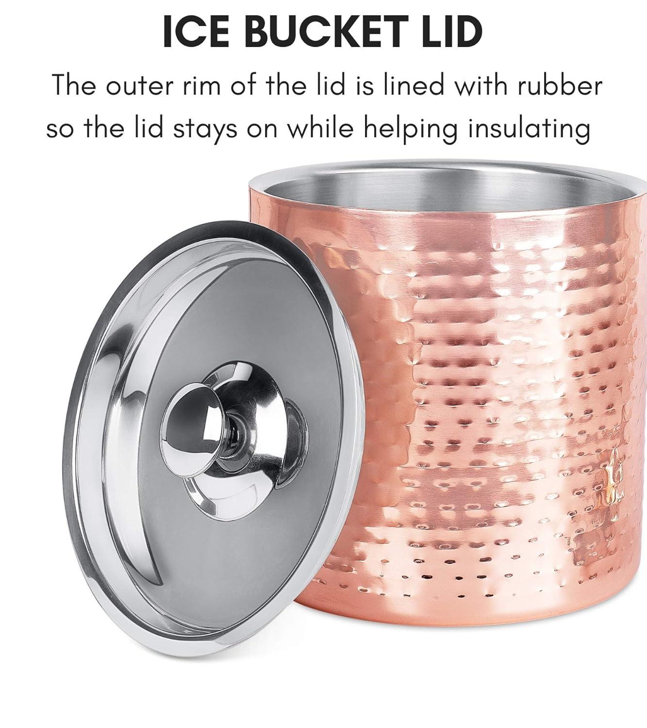 BirdRock Home Stainless Steel Ice Bucket