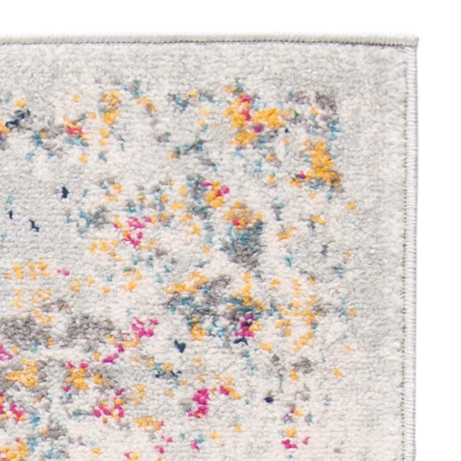 Madison MAD611 Power Loomed Indoor Area Rug - Grey/Gold - 8'x10' - Safavieh