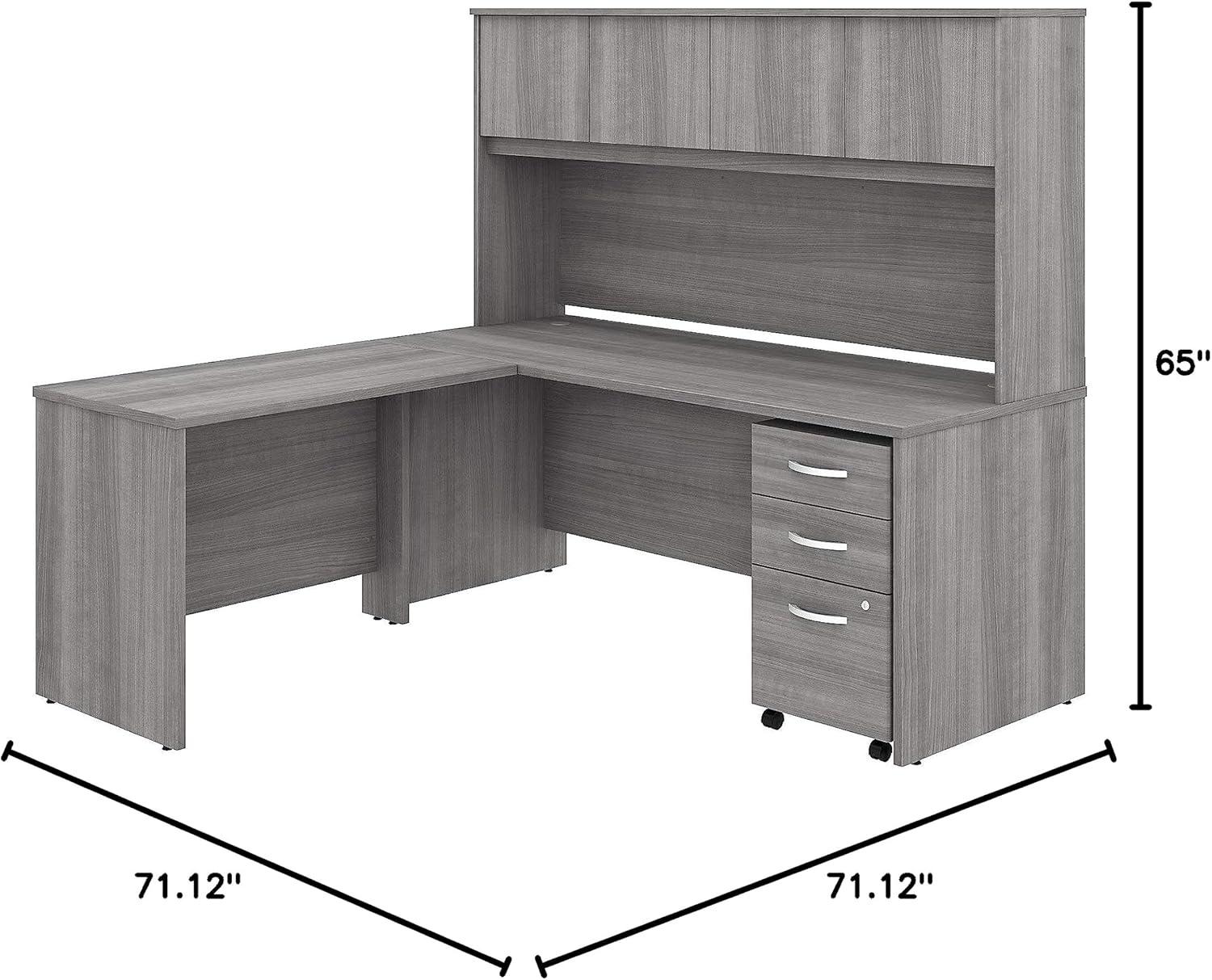 Bush Business Furniture Studio C L-Shaped Computer Desk