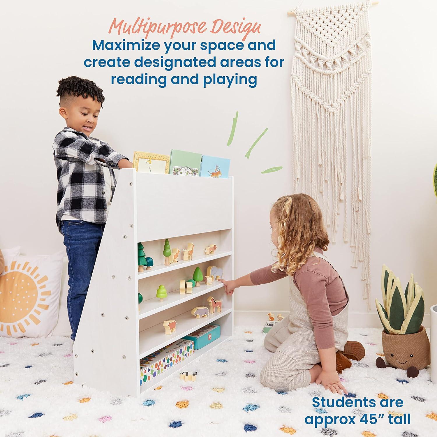 ECR4Kids ECR4Kids Streamline Single-Sided Book Display with Storage