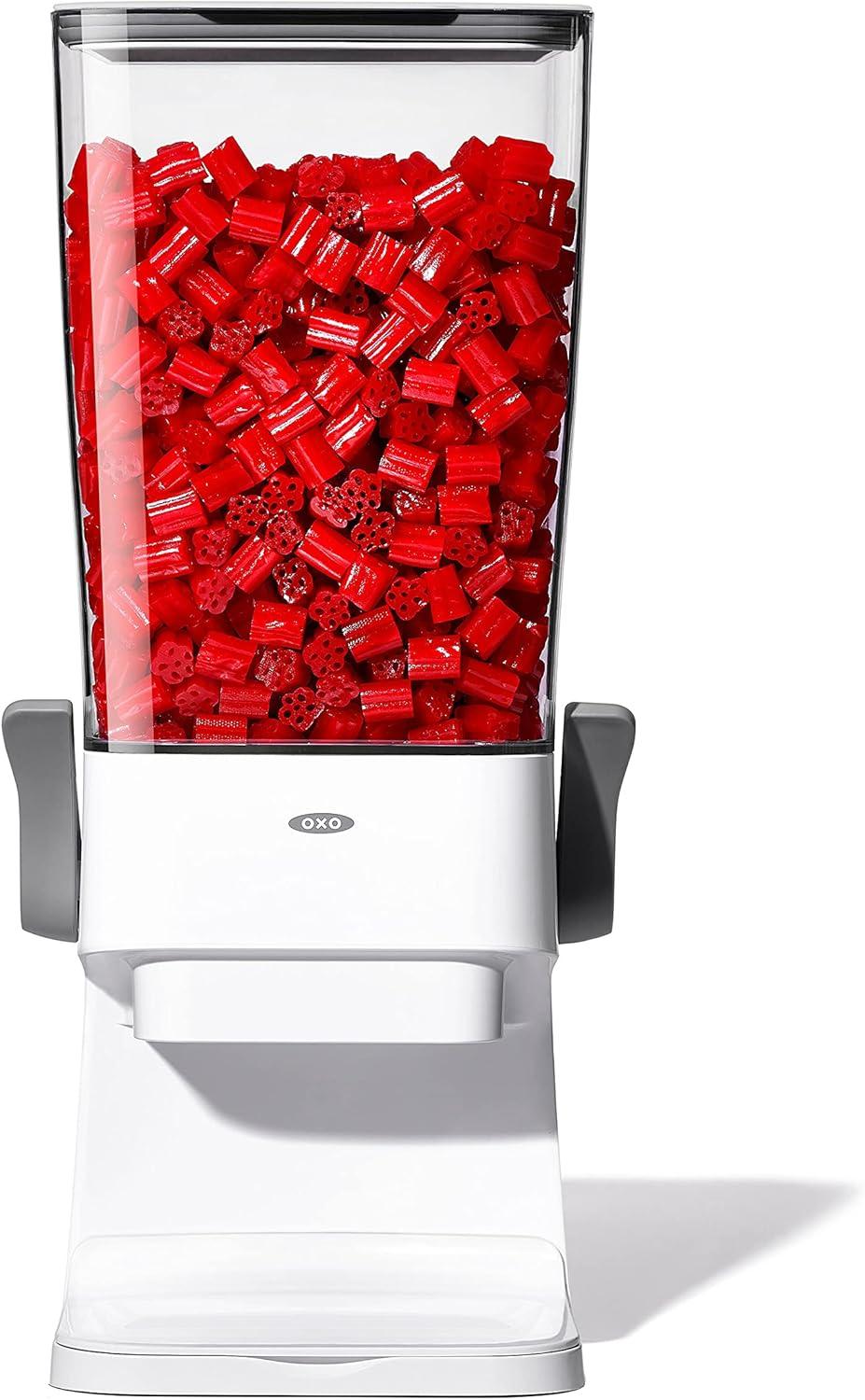 OXO Good Grips Kitchen Countertop Snack Cereal Dispenser Canister, 5.5 Quart