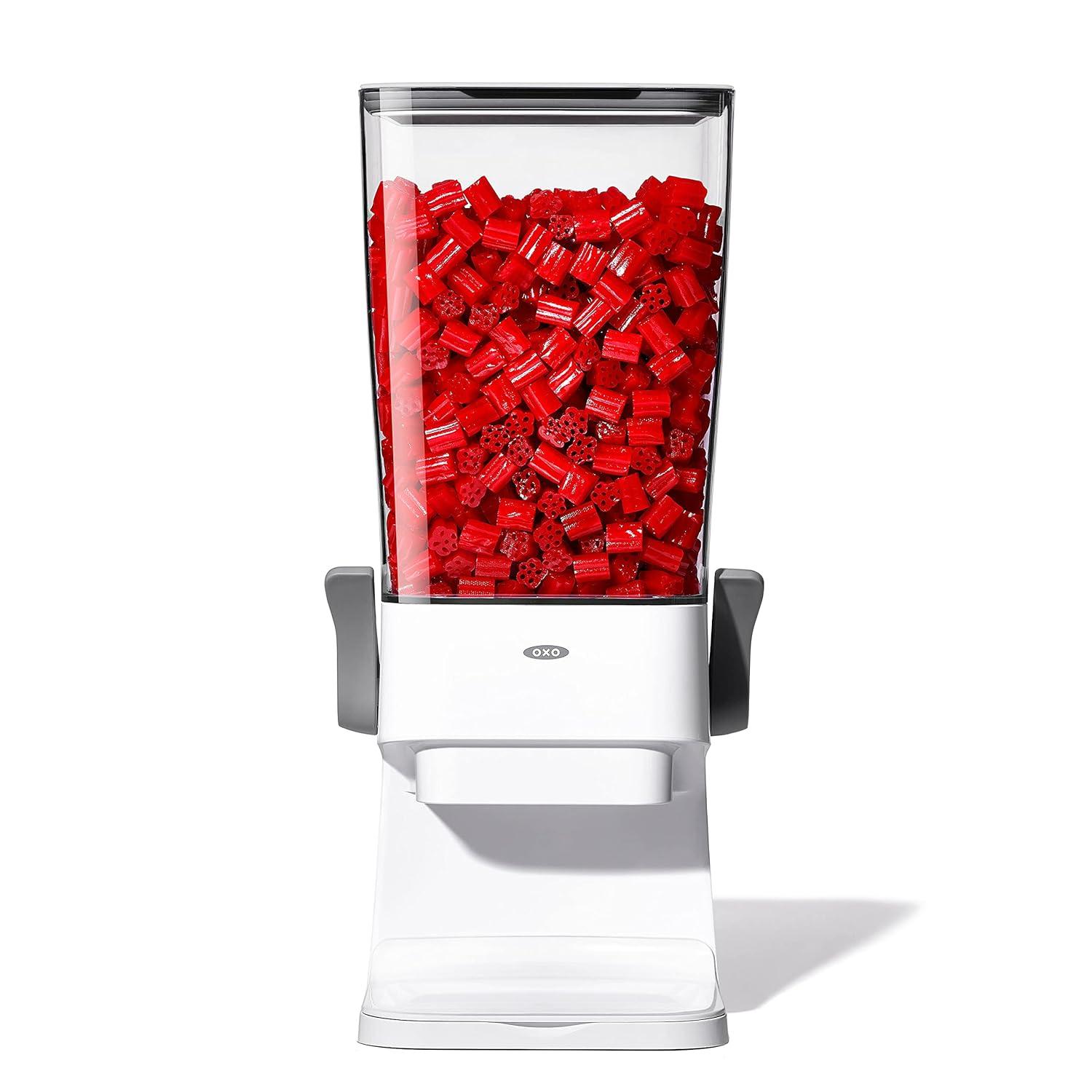 OXO Good Grips Bote Dispensador de Cereales para Snacks de Encimera de Cocina, 5.5 Cuartos