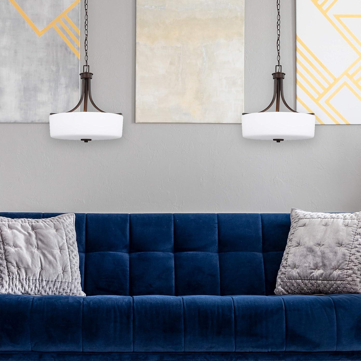 Canfield 3-Light Burnt Sienna Pendant
