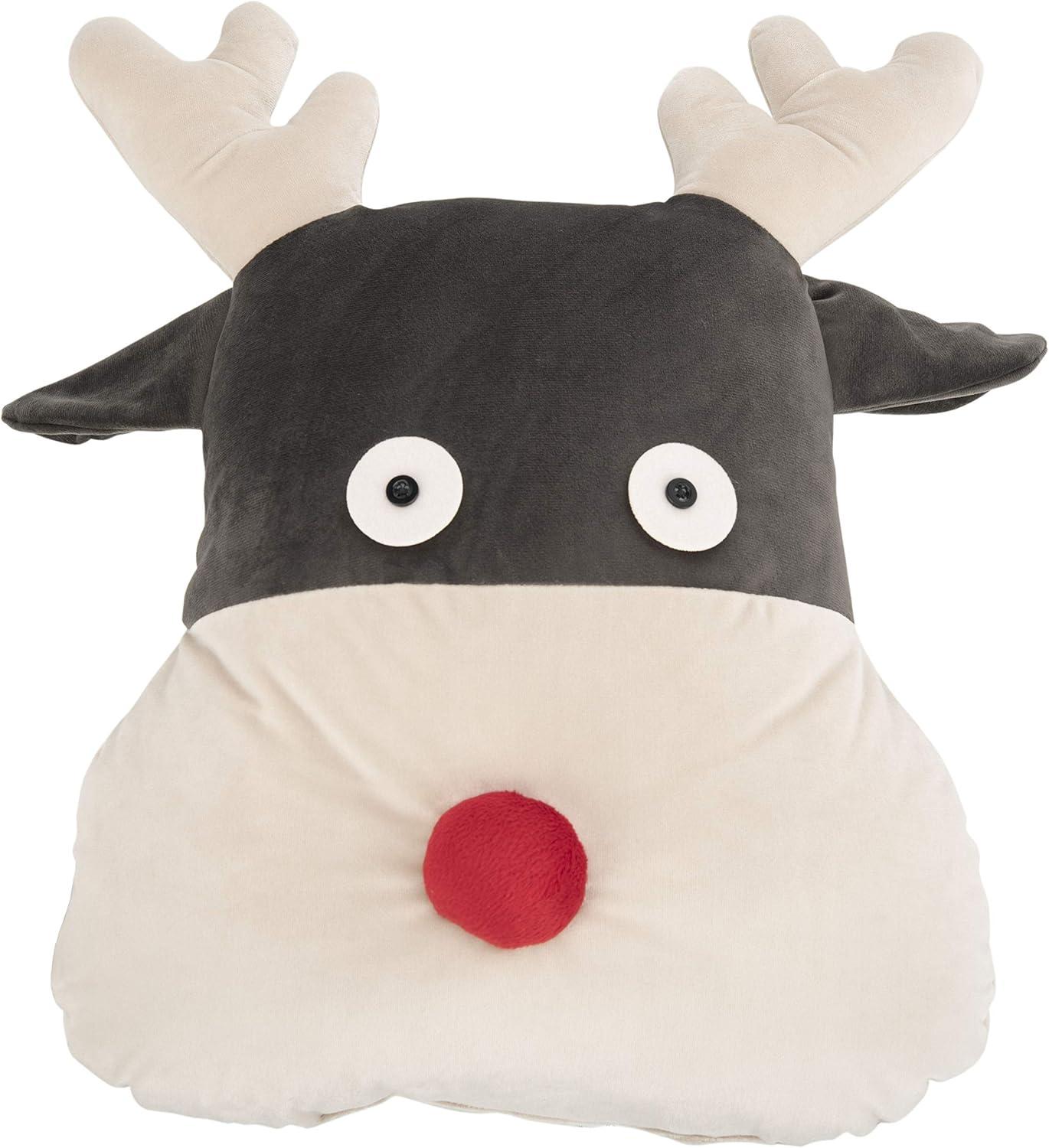 Reno Reindeer Reversible Throw Pillow