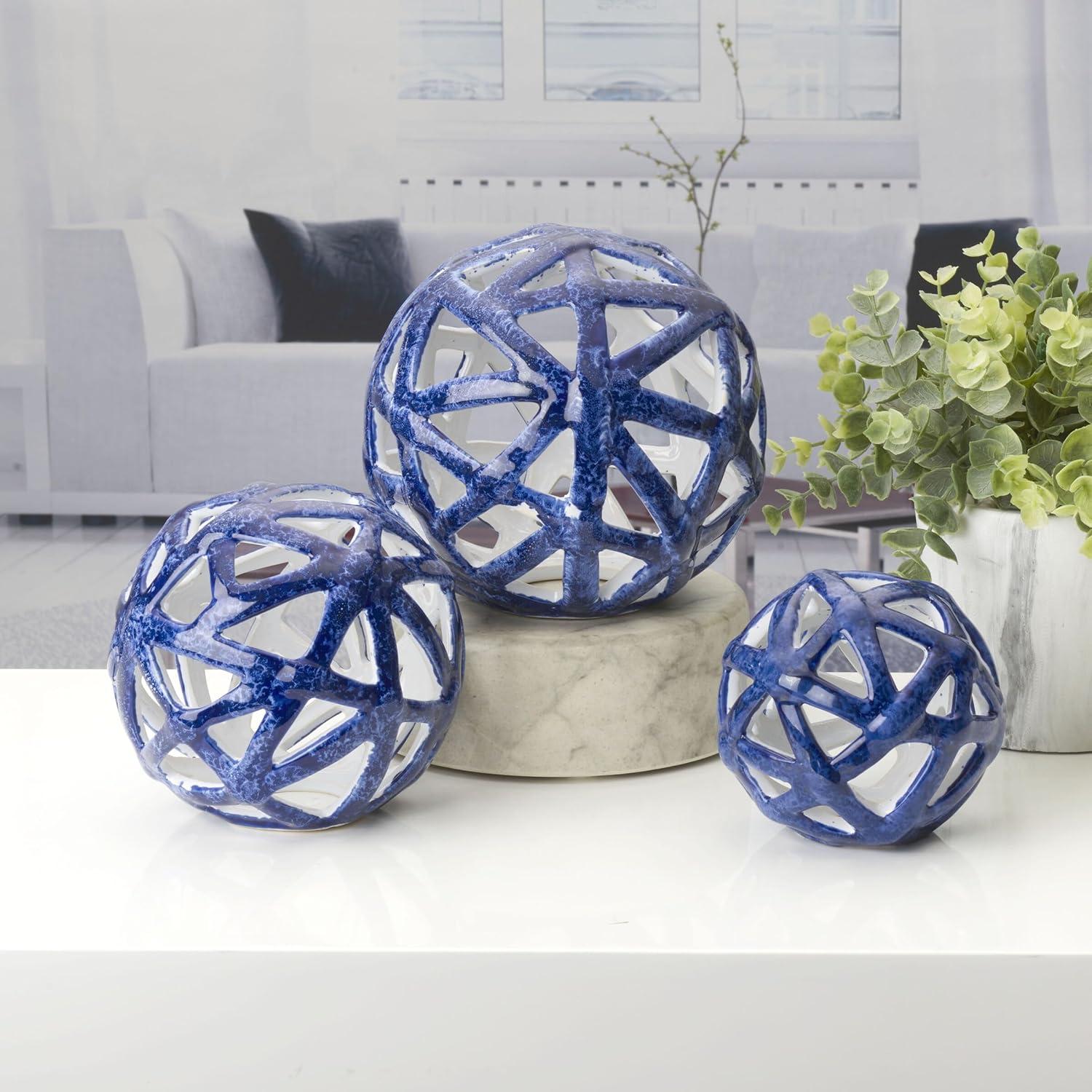 Elements 3 Piece Decorative Spheres Sculpture Set