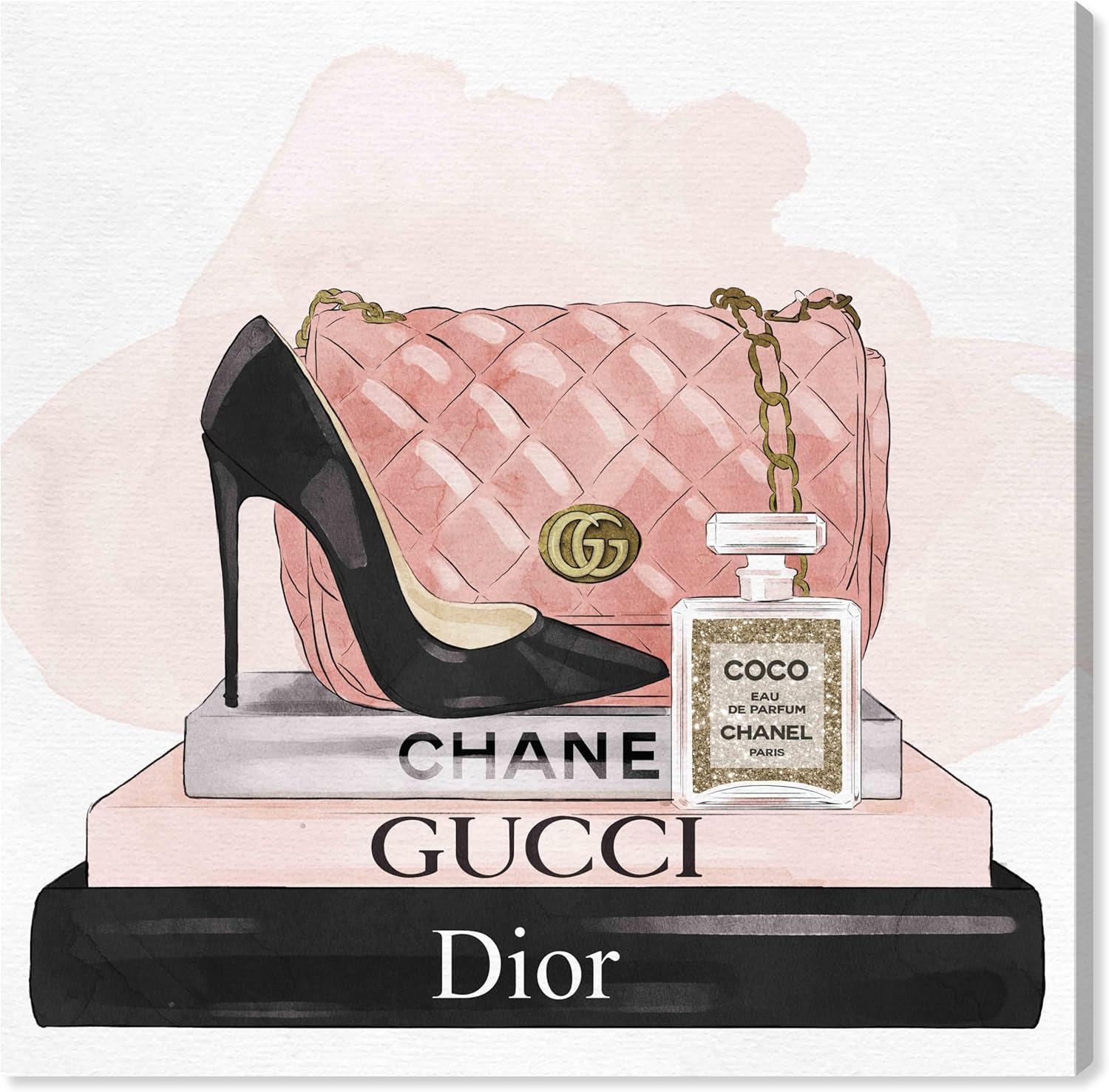 Oliver Gal Prints " Fashion And Glam Accessories And Books Books "