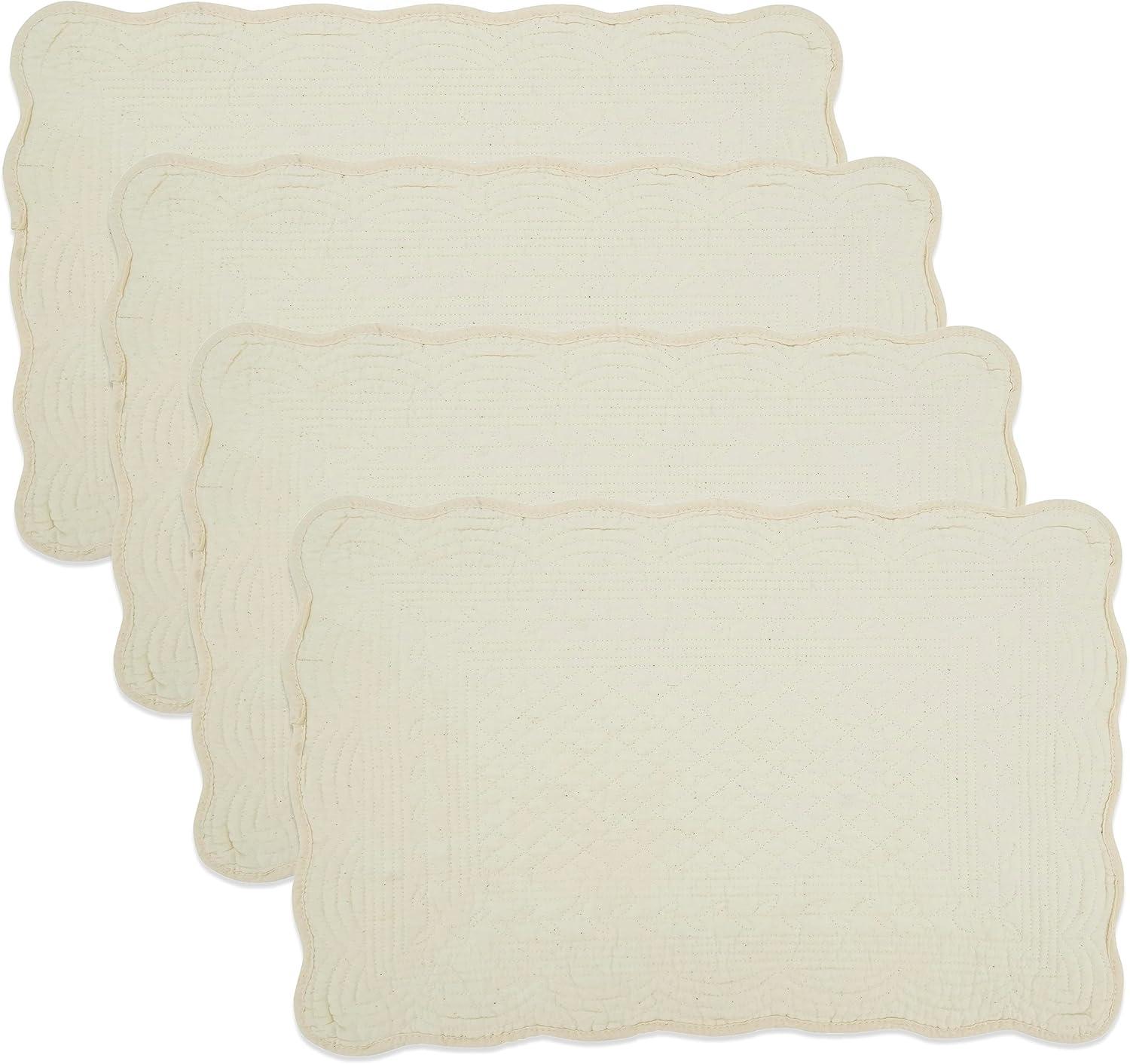 Cotton No Pattern Rectangle Placemat