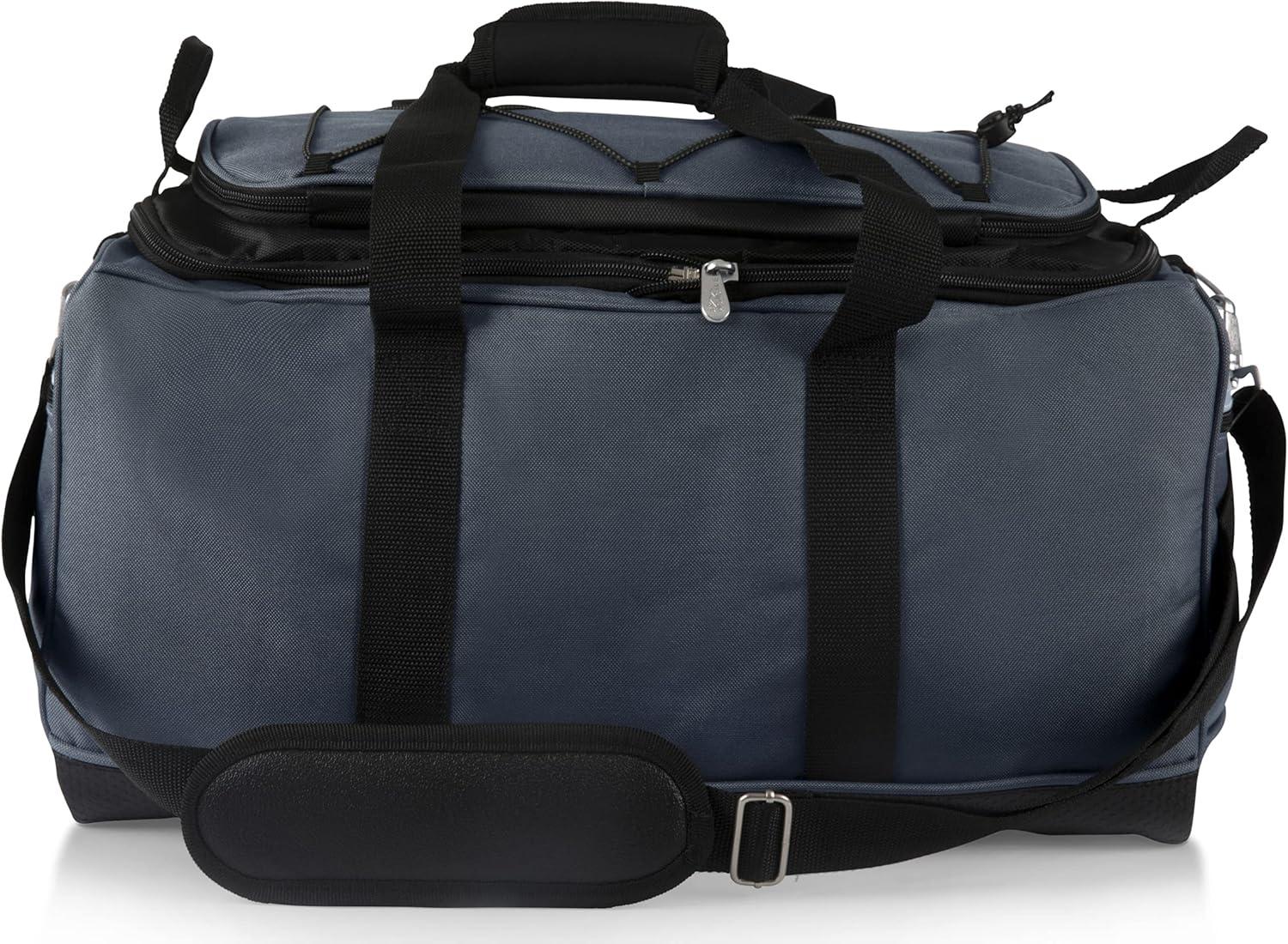 Arlmont & Co. Buccaneer Portable Charcoal Grill & Cooler Tote, Take Anywhere BBQ Grill with BBQ Accessories and Cooler Bag, Barbecues Grill for Outdoor Cooking