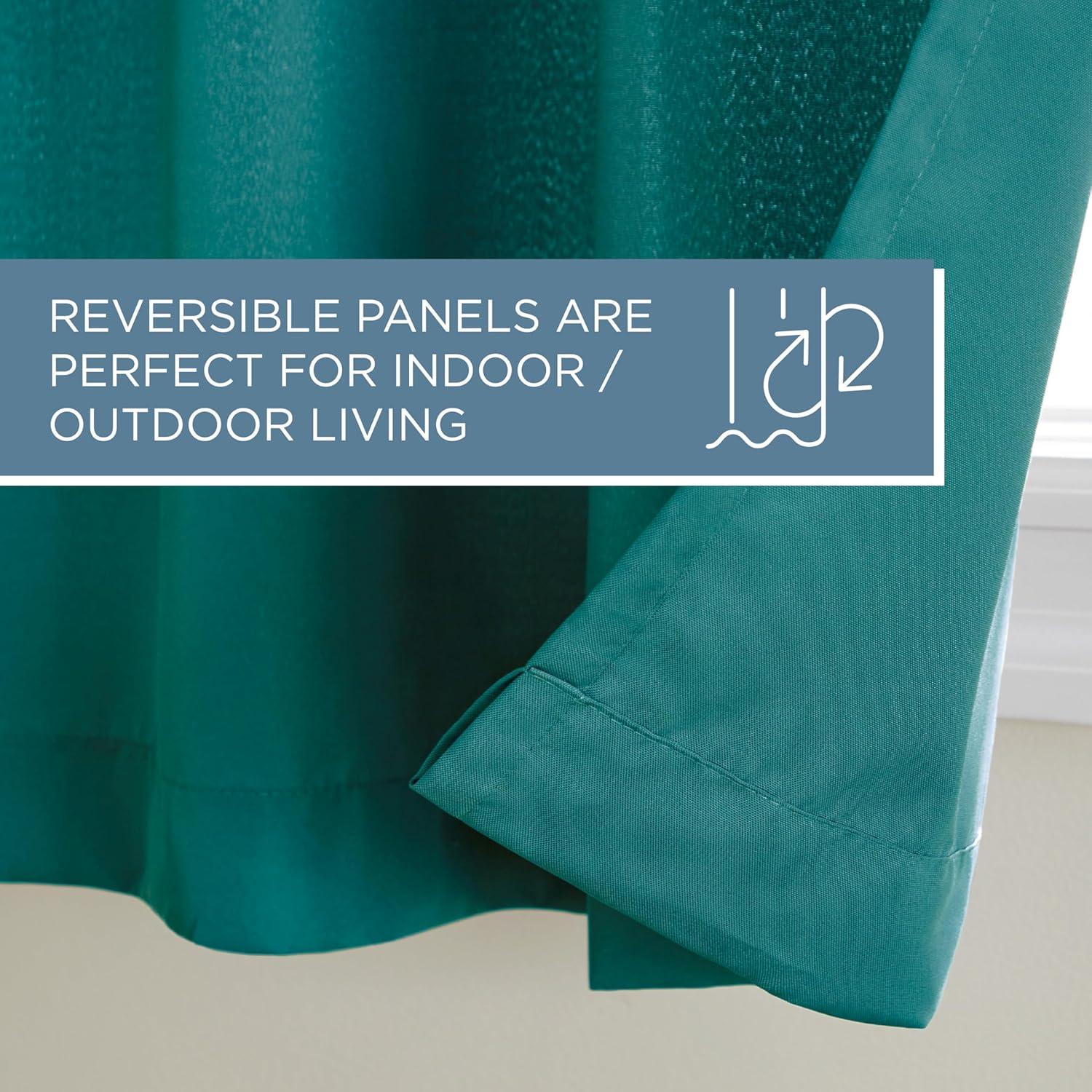 Cabana Solid Heavyweight Indoor Outdoor Curtains