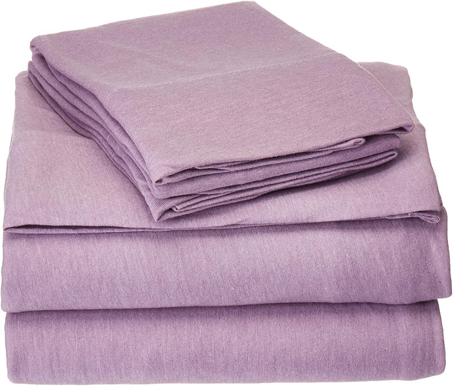 Cotton Blend Jersey Knit All Season Sheet Set