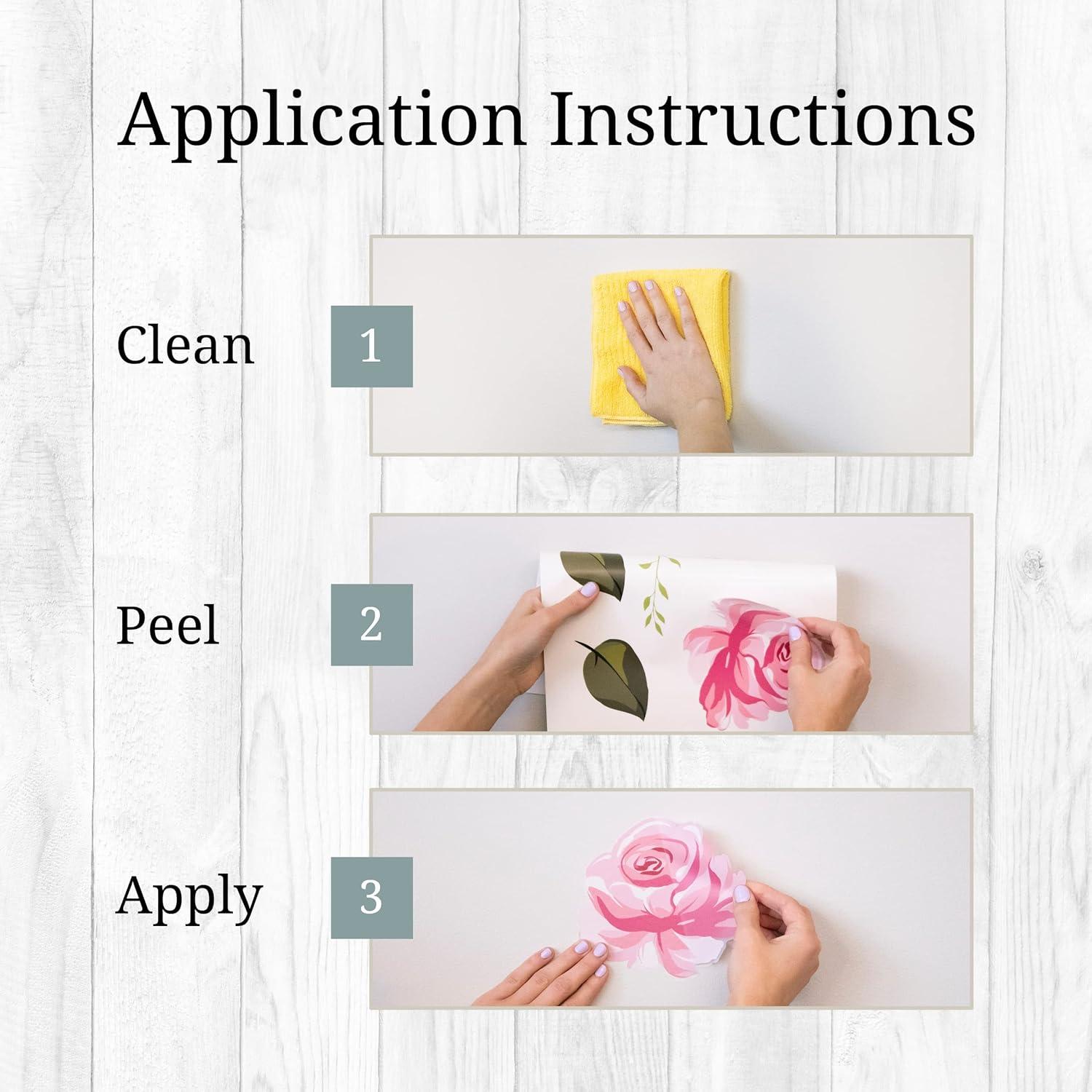 Decalcomania Butterfly Wall Decals - Set of 16 Watercolor Butterflies Wall Stickers for Girls Bedroom Kitchen Bathroom Room Decor Removable Peel and Stick Indoor Décor