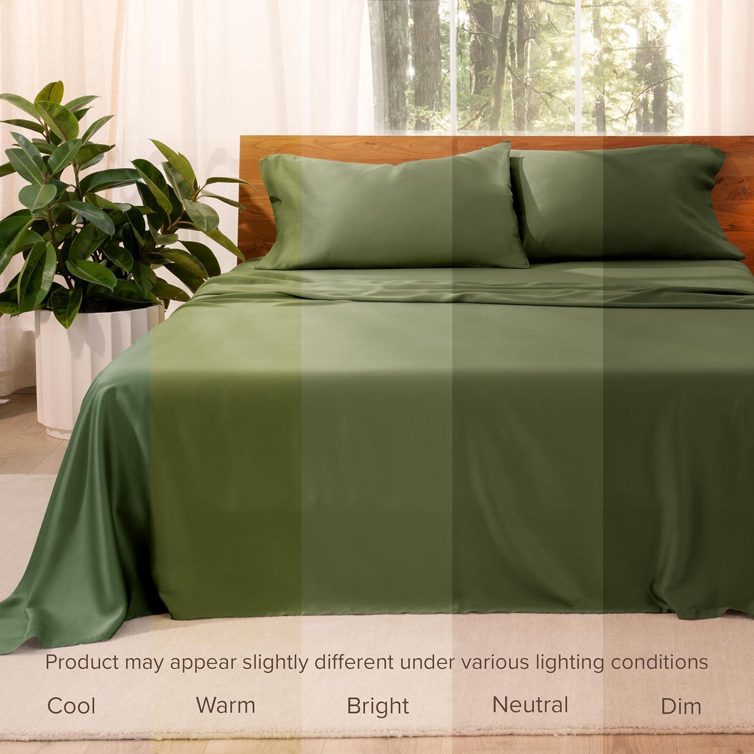 Twin XL Cypress TENCEL™ Lyocell Sheet Set by Bare Home