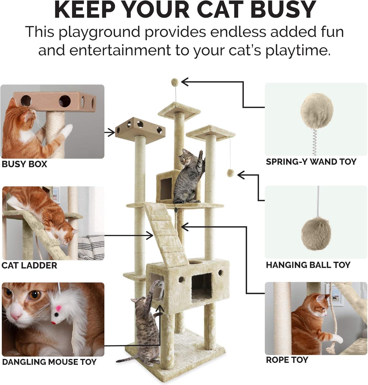 Tiger Tough 69.3'' H Cat Tree