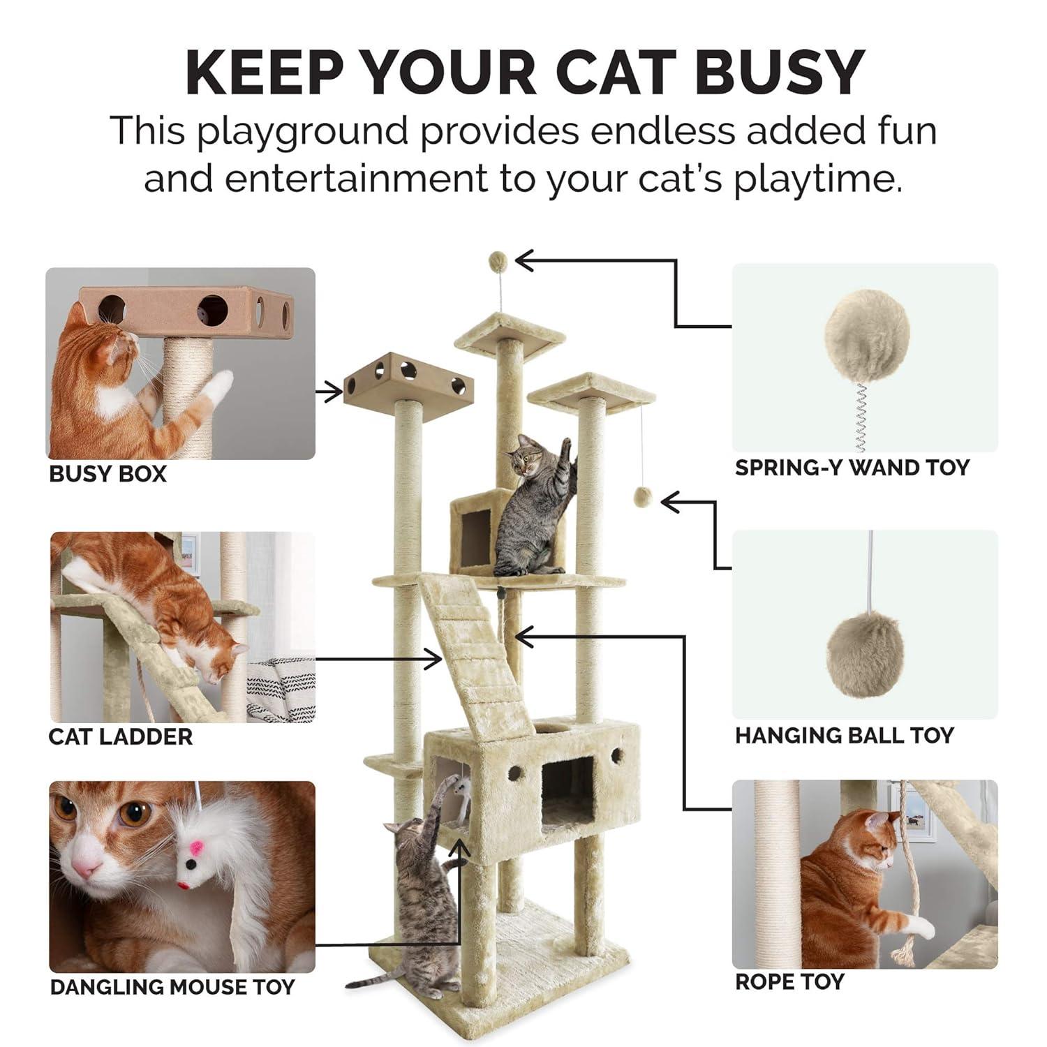 Tiger Tough 69.3'' H Cat Tree