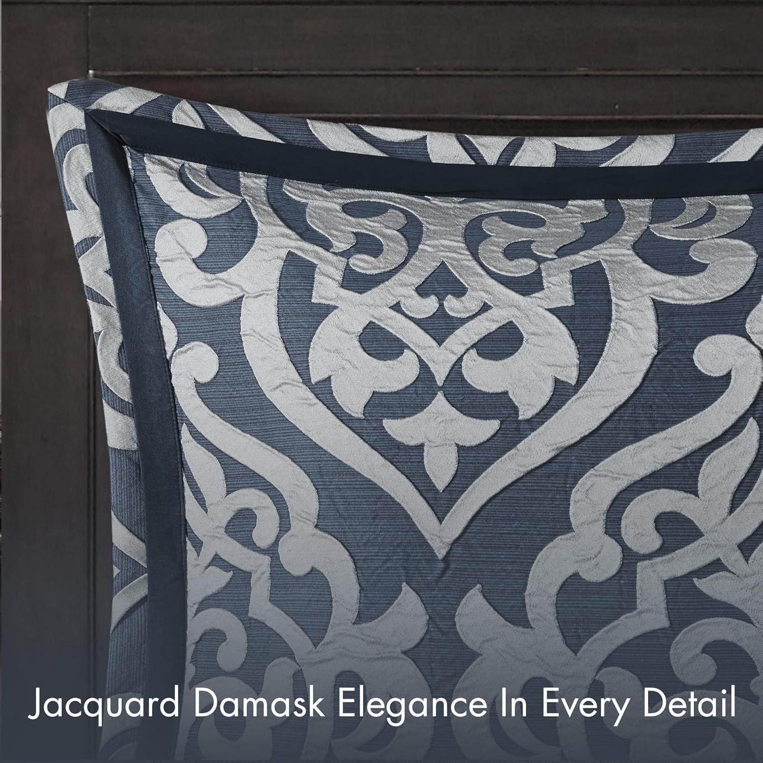 Madison Park Odette Jacquard 8 Piece Comforter Set & Reviews | Wayfair