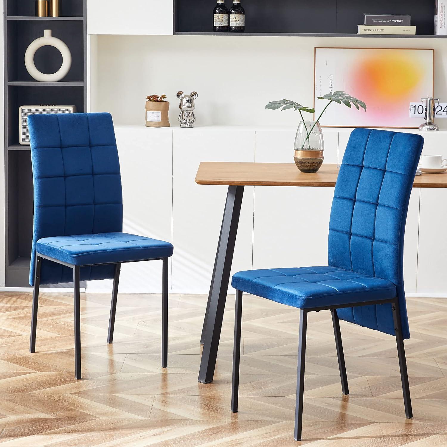 Brooklyn Velvet High Back Side Chair