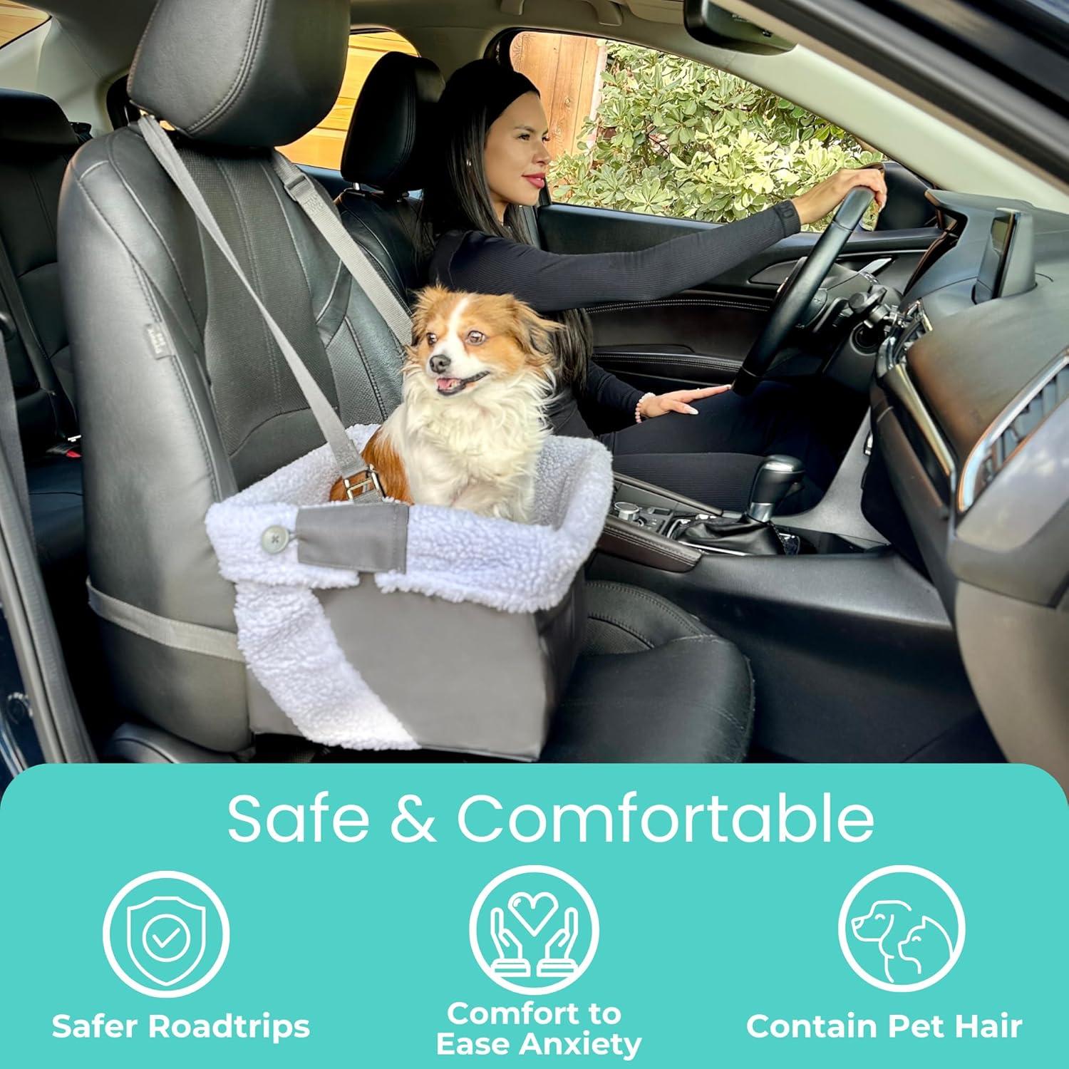 ATCHISON Washable, adjustable, and collapsible pet travel carrier bed