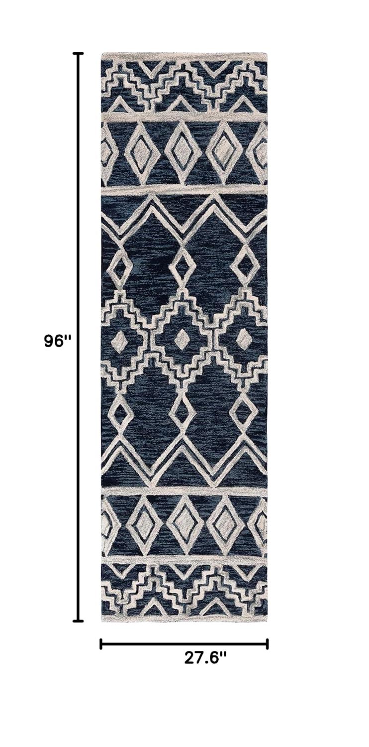 Union Rustic Abbegail Hand Tufted Wool Southwestern Rug
