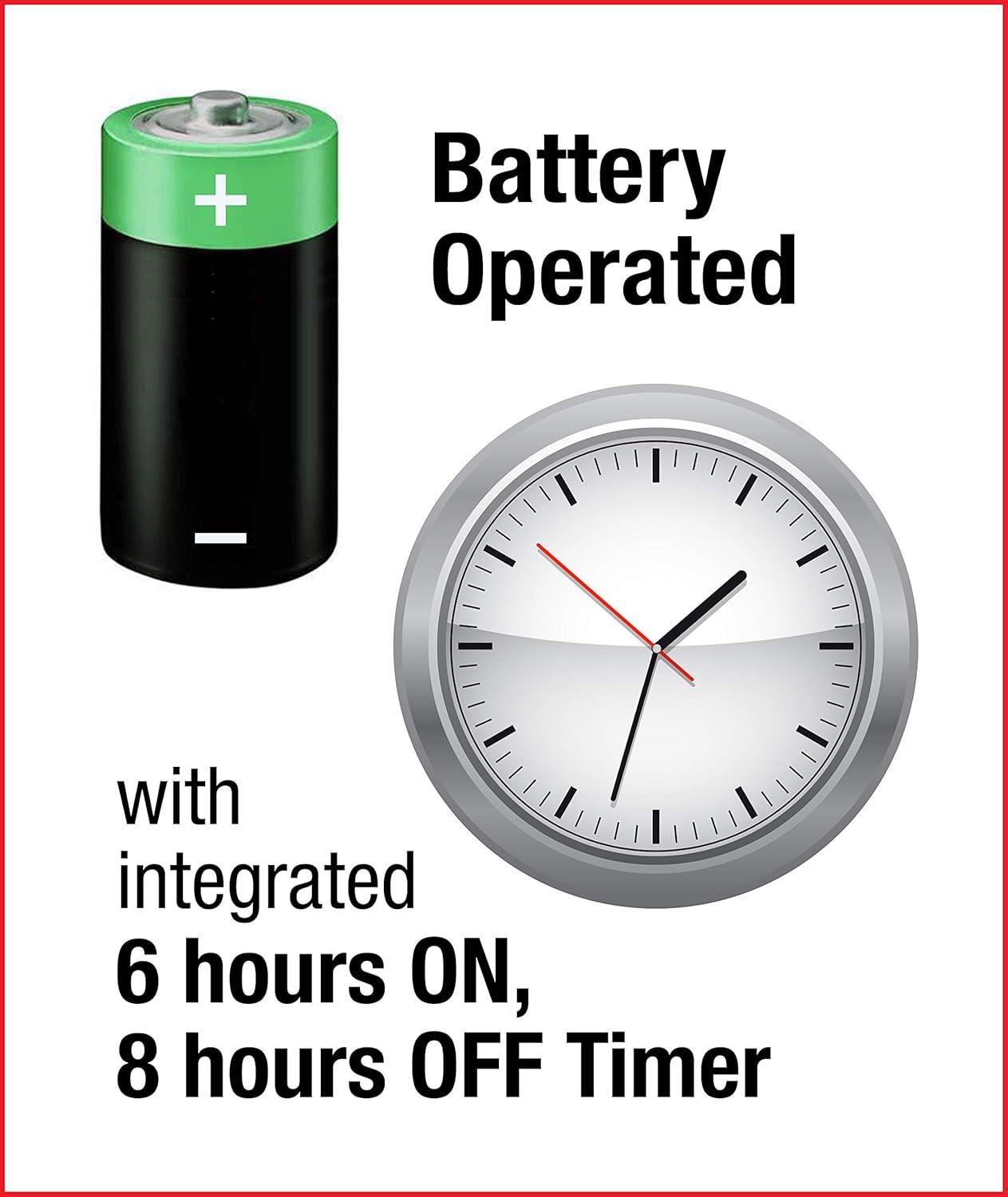 National Tree Company Pre-Lit Artificial Christmas Hanging Snowflake, Green, Dunhill Fir, with Pine Cones, Berry Clusters, Frosted Branches,32 Inches