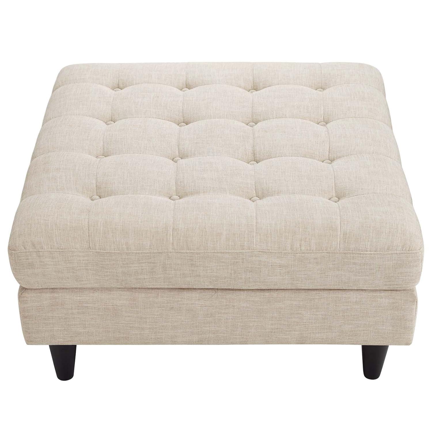 Modway Empress Upholstered Fabric Large Ottoman