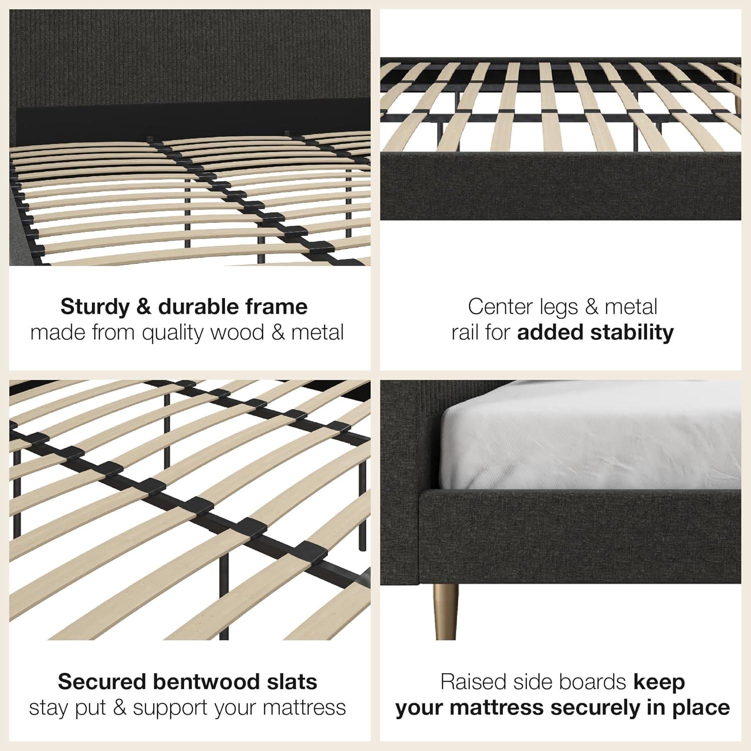 Daphne Upholstered Platform Bed