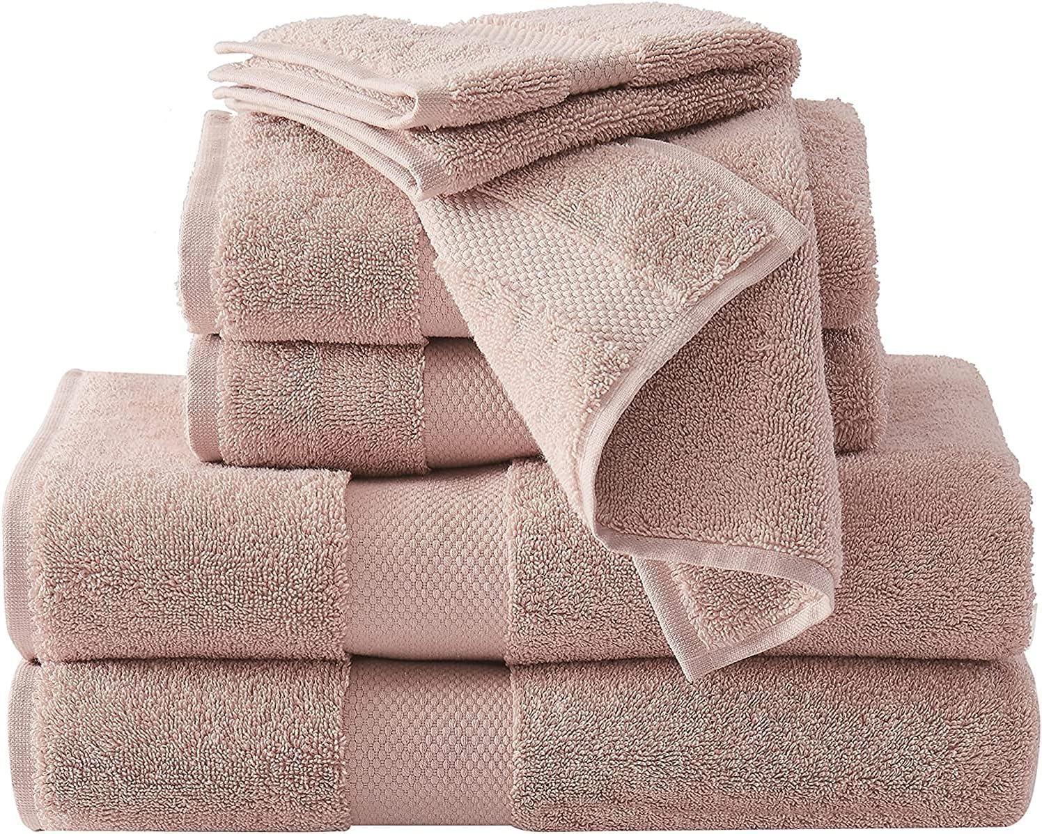 6pc Solid Turkish Cotton Bath Towel Set - Brooklyn Loom