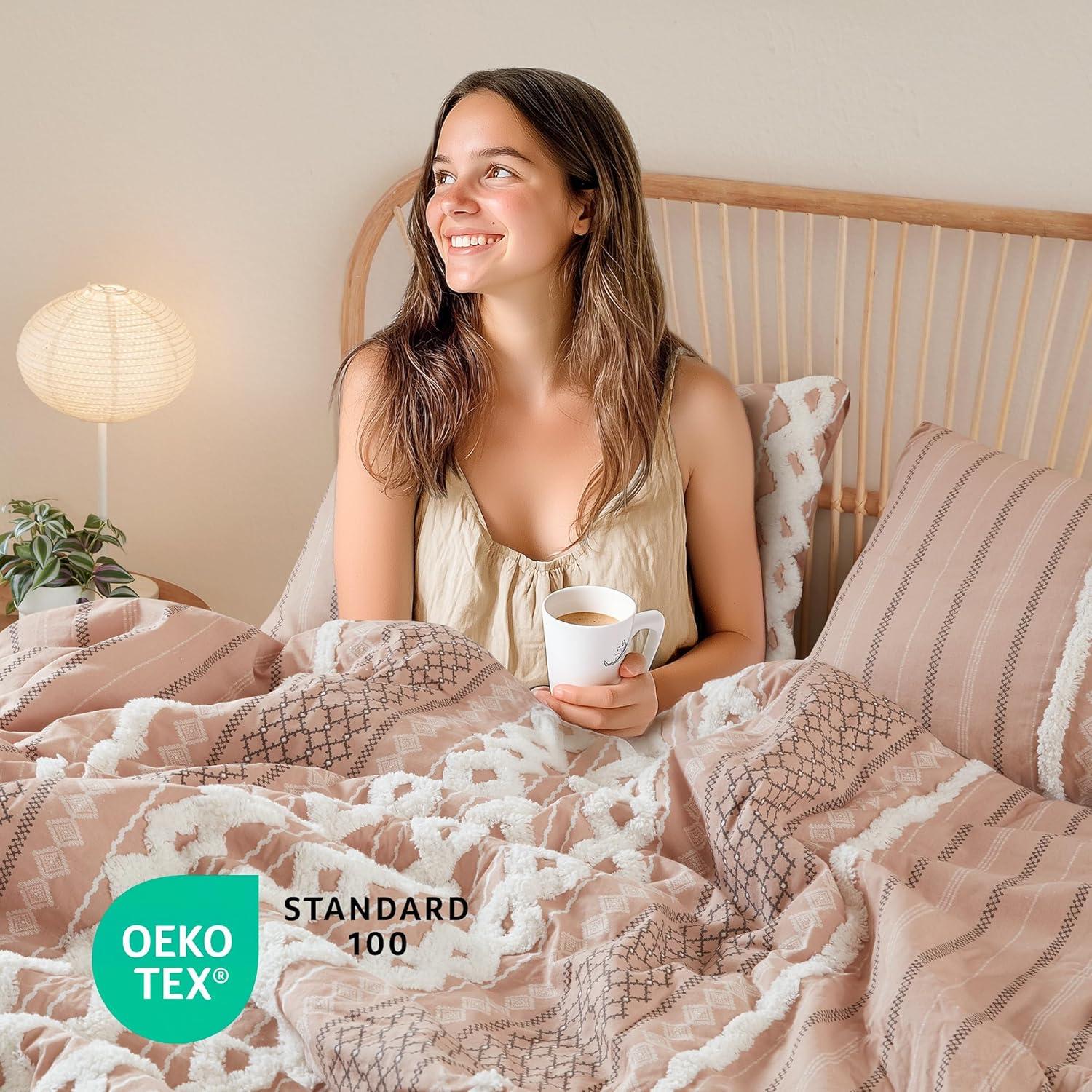 INK+IVY Imani Cotton Printed Duvet Cover Set