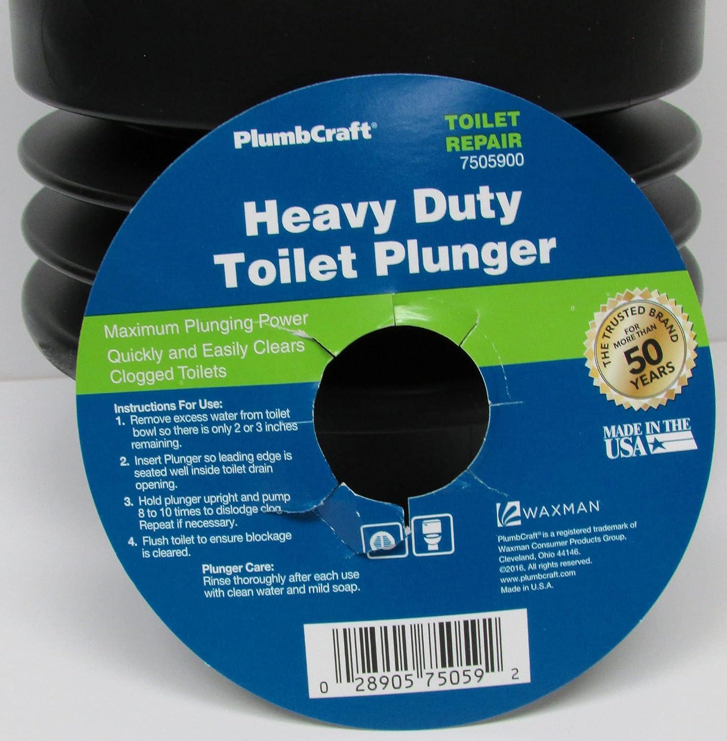 Plumb Craft by Waxman Heavy Duty Plunger, count per pack 1