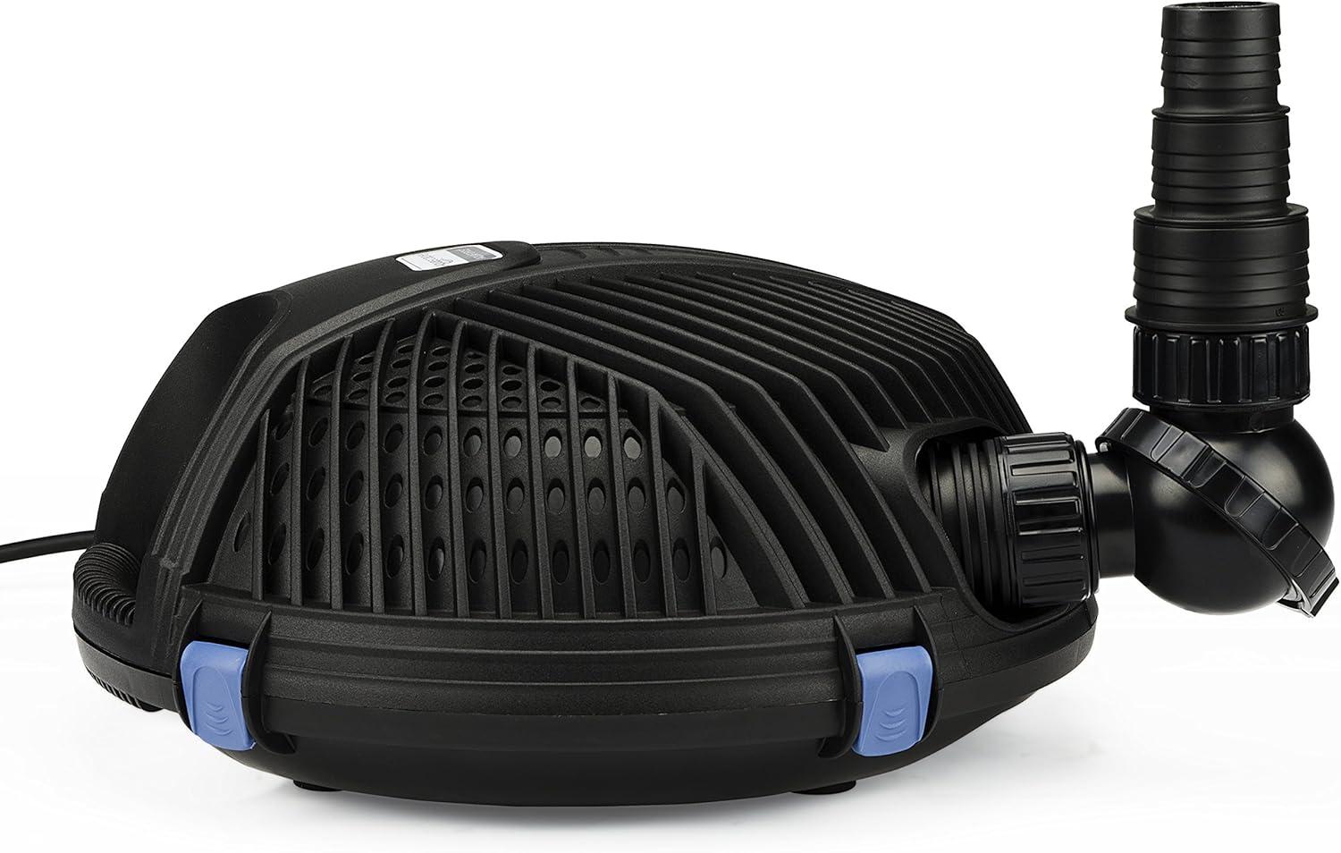 Aquascape Aquaforce 1000 GPH Pond Water Solids Handling and Filter Pump, Black