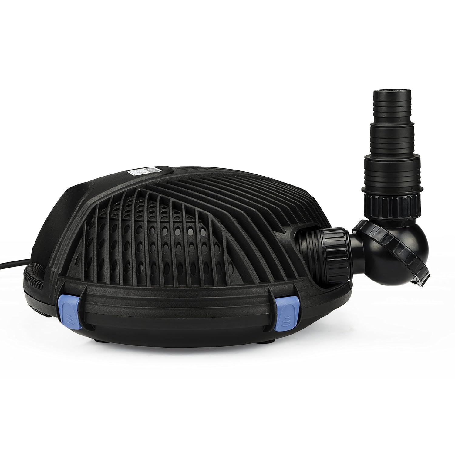 Aquascape Aquaforce 1000 GPH Pond Water Solids Handling and Filter Pump, Black