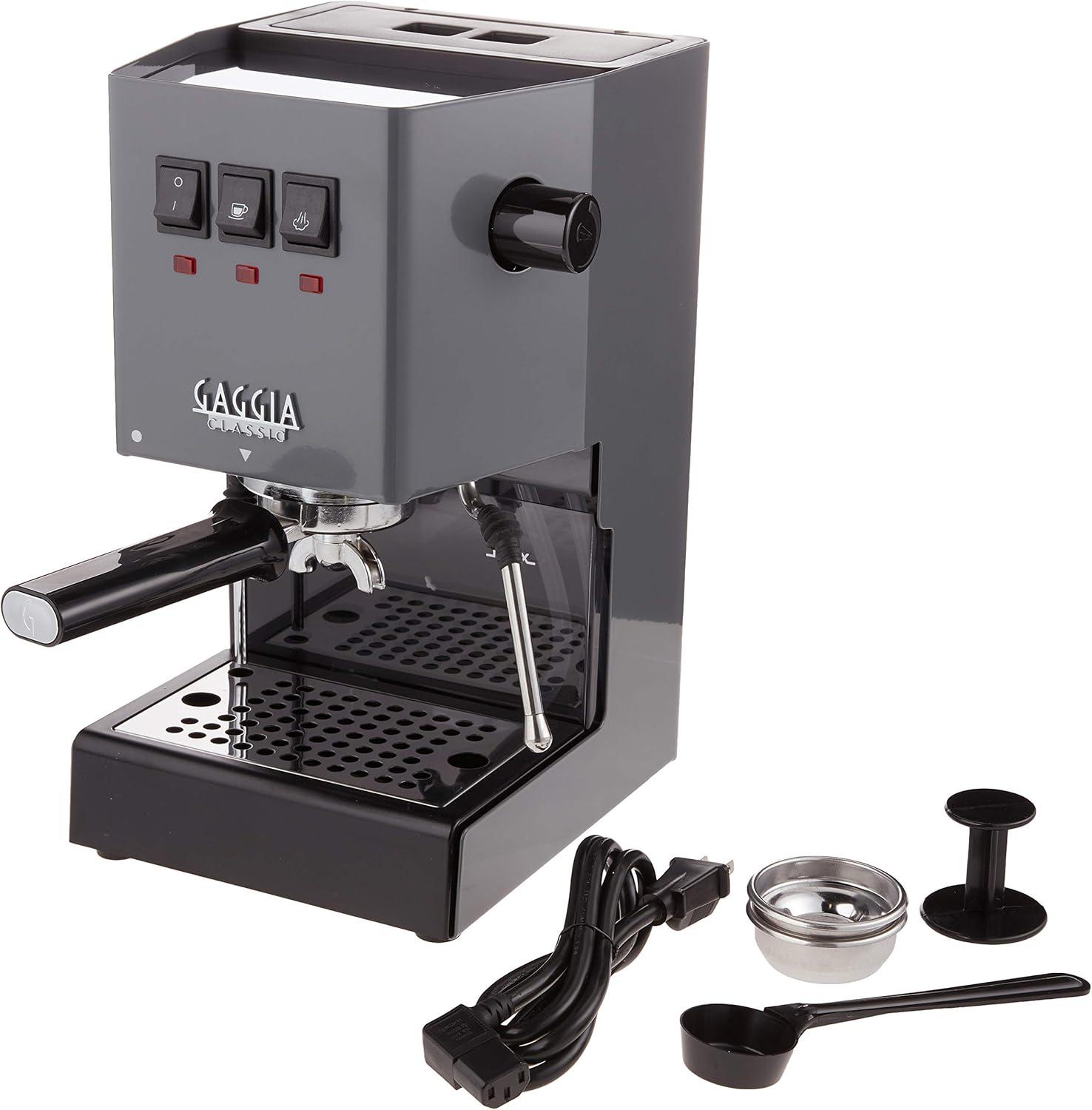 Gaggia Classic Pro Industrial Grey Semi-Automatic Espresso Machine