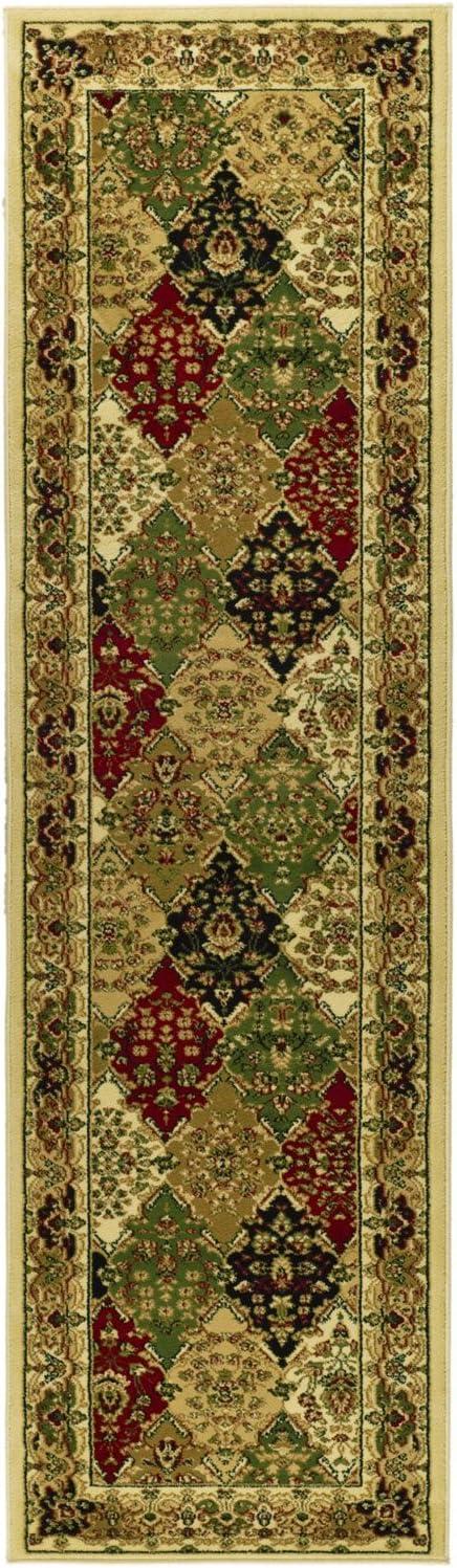 SAFAVIEH Lyndhurst Oliva Traditional Bordered Area Rug, Multi/Ivory, 4' x 6'