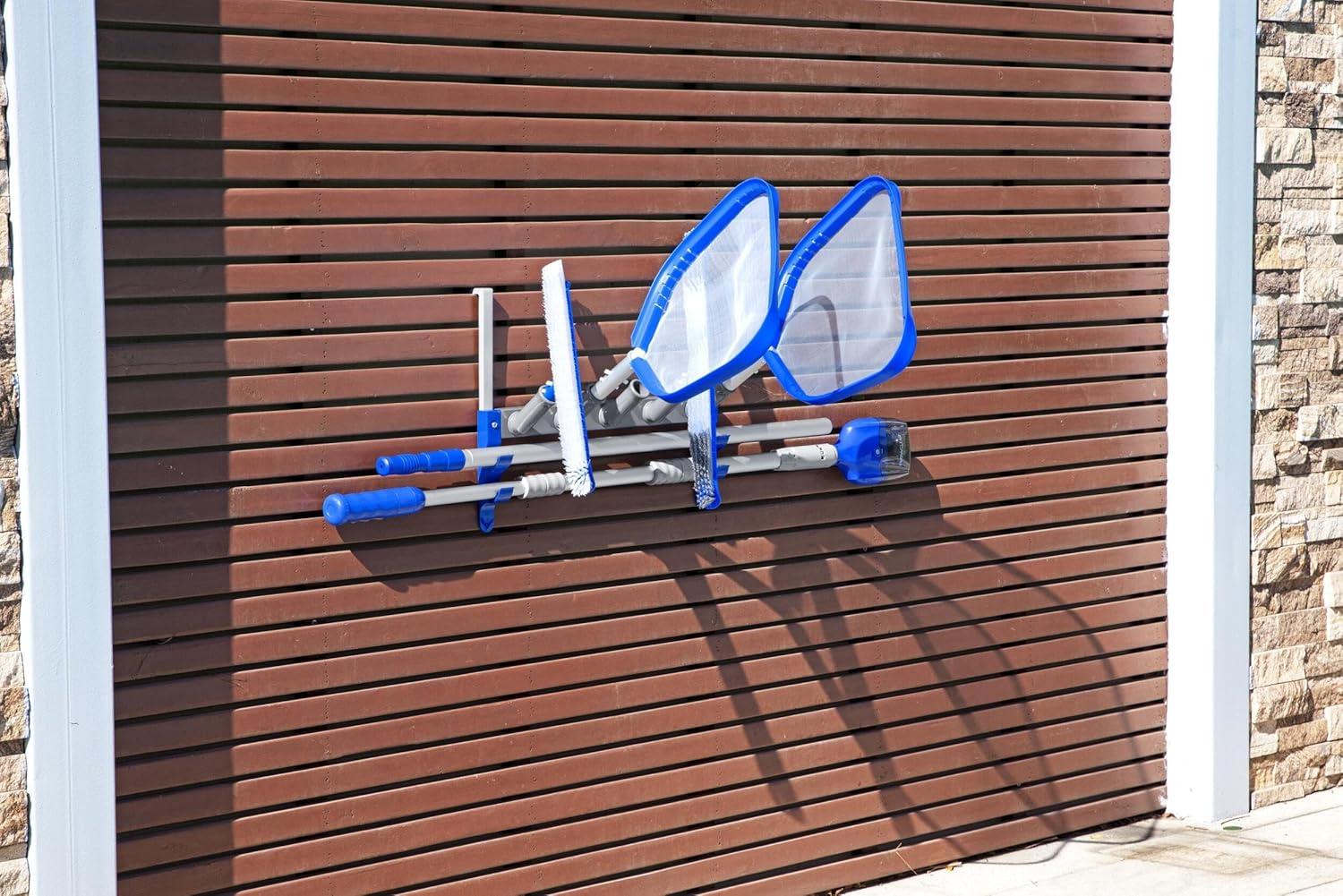 Bestway Bestway Flowclear StorePro Swimming Pool Wall Accessory and Equipment Organizer