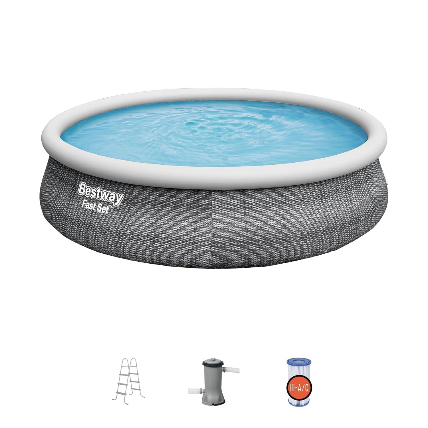 Bestway Plastic Round Inflatable Pool H x W x L