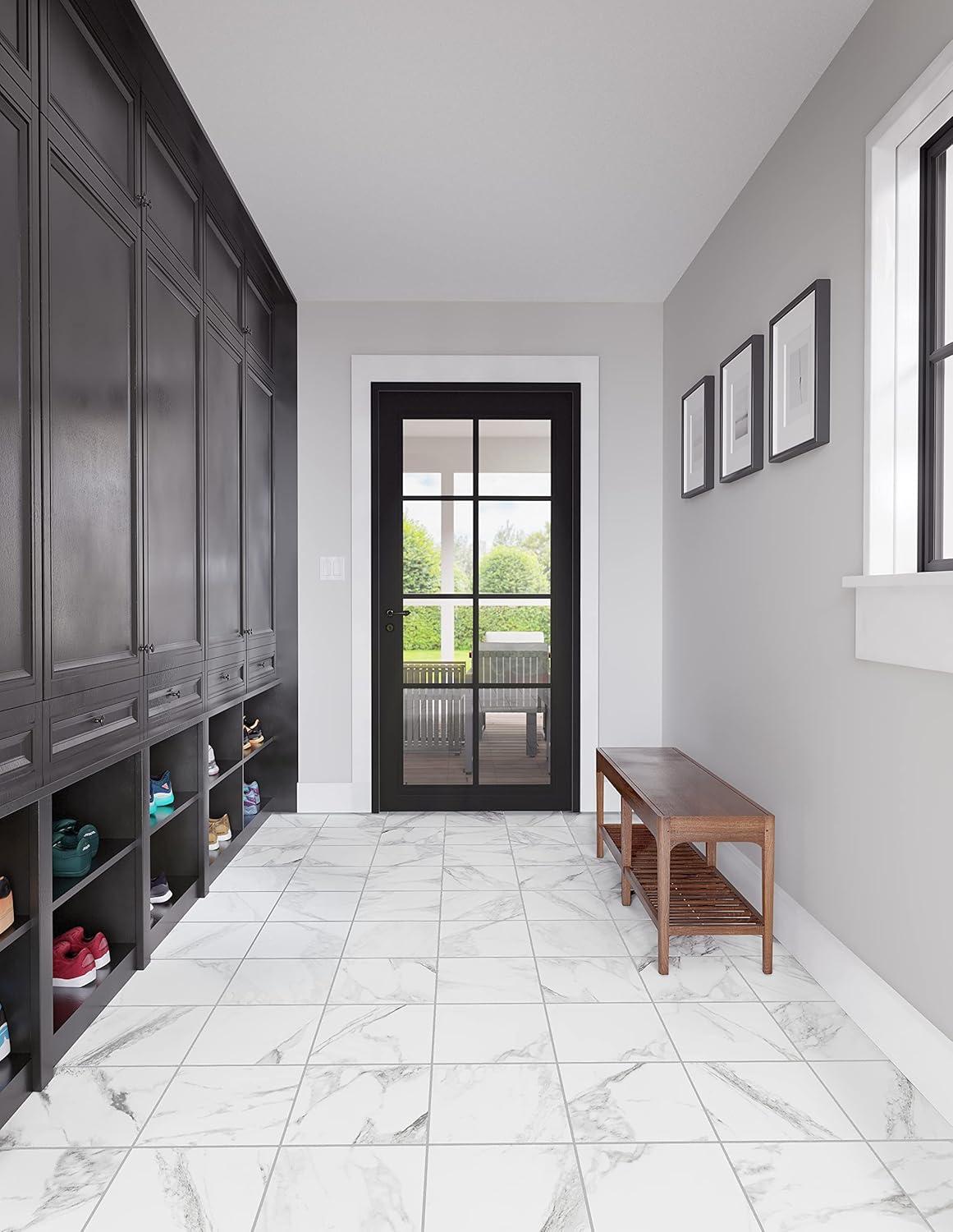 Daltile Perpetuo 12" x 12" Porcelain Marble Look Floor & Wall Tile