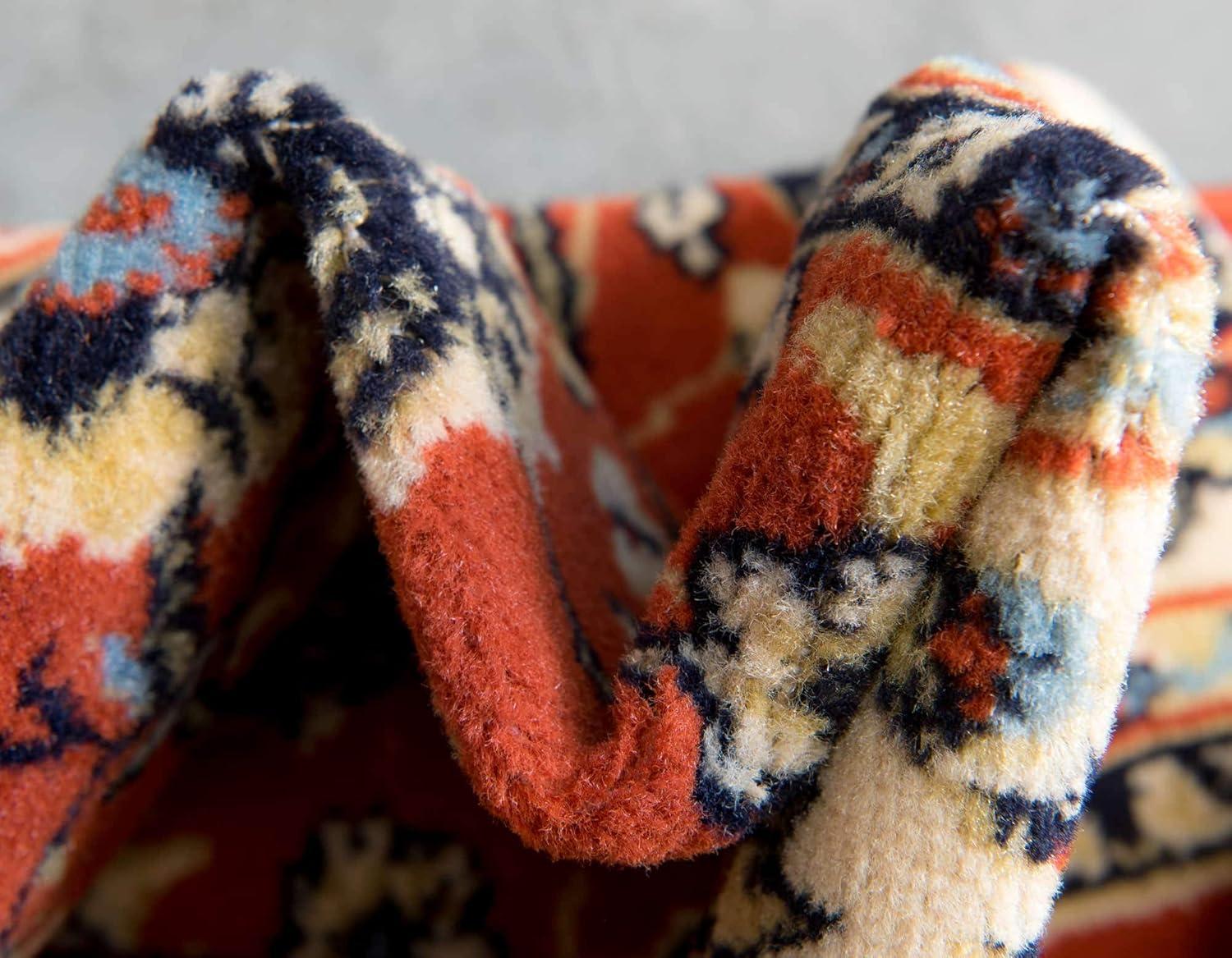 Unique Loom 5' 1 x 8' 0 Sialk Hill Washington Terracotta Area Rug