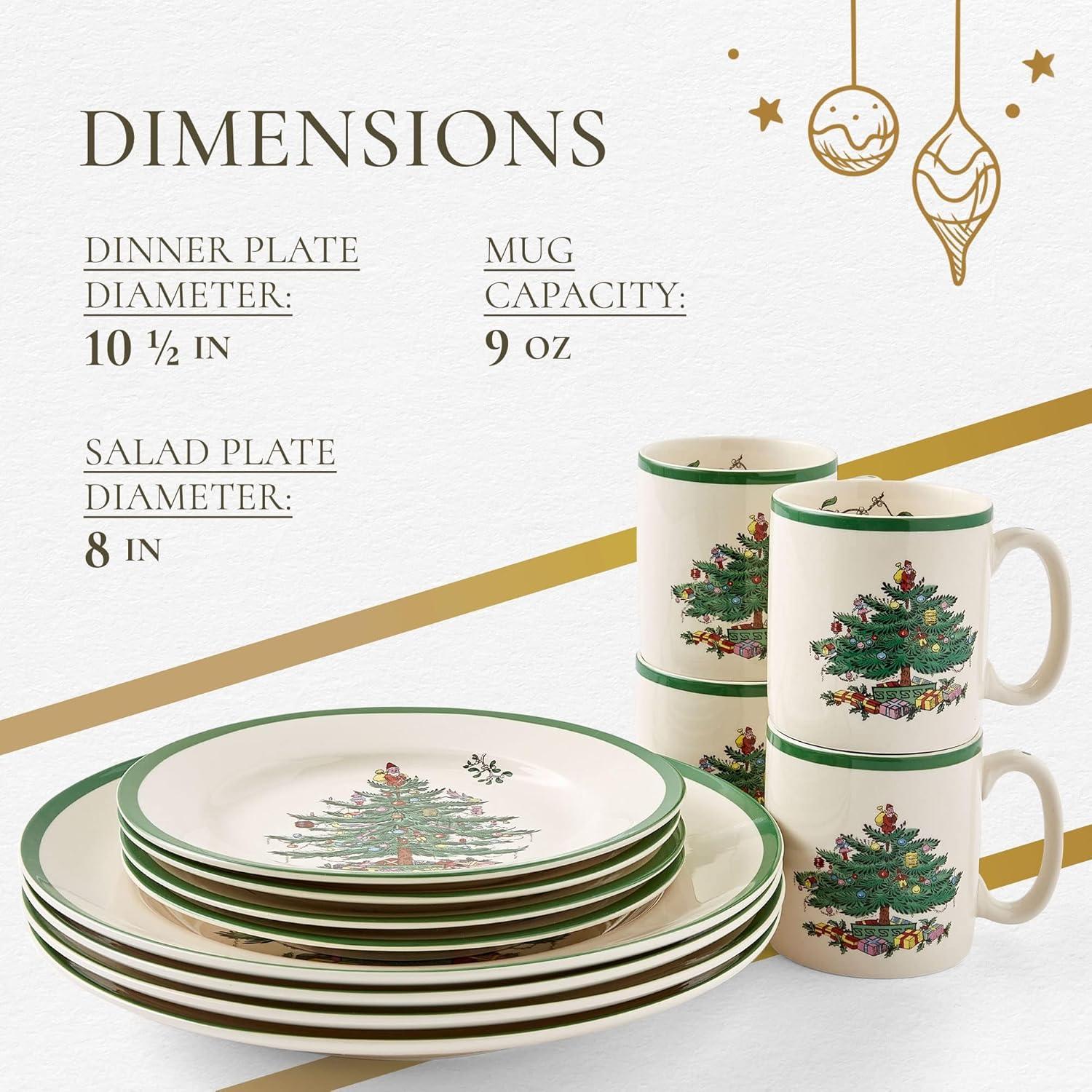 Spode Christmas Tree 12-Pc Set