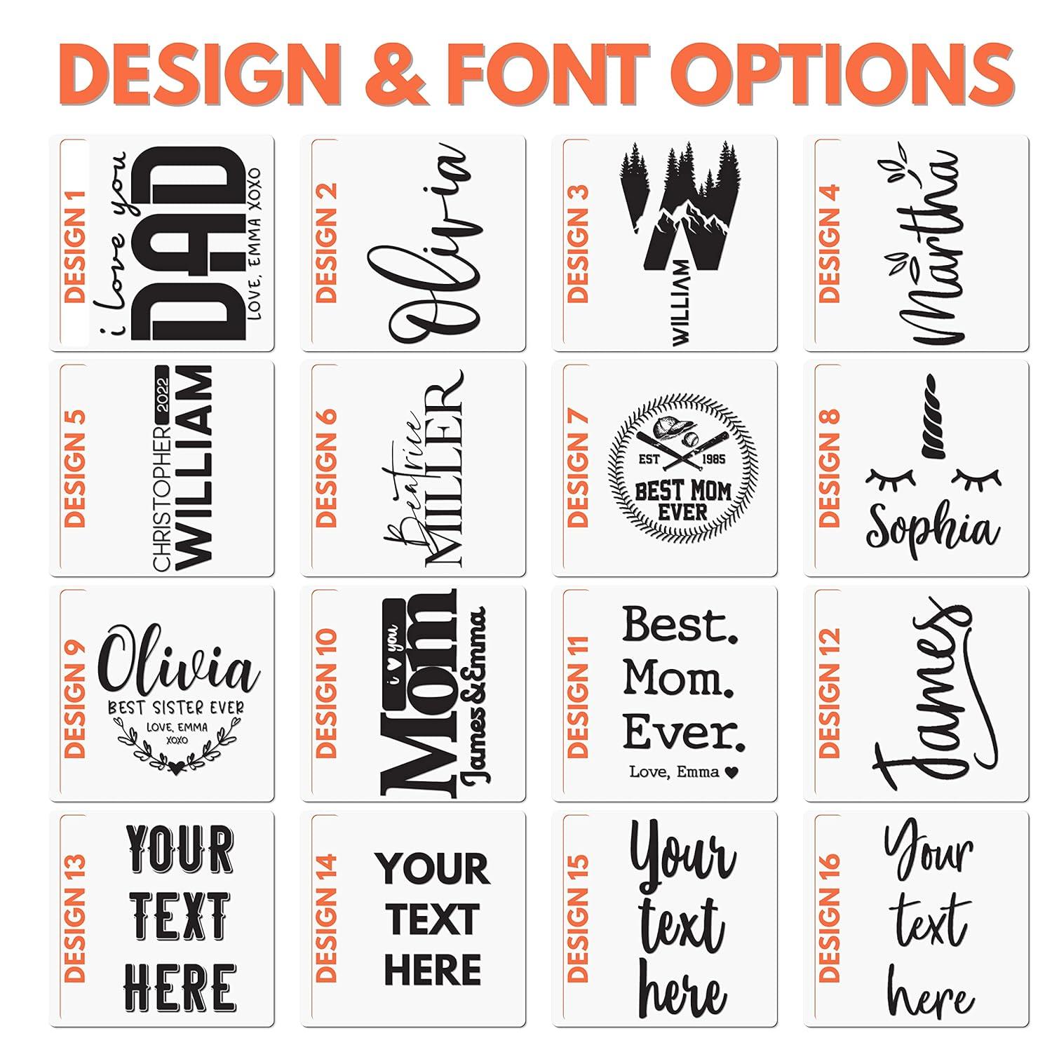 Personalized Tumblers w/Lid - 20 or 30 Oz Rose Gold - Vacuum Insulated Travel Coffee Mugs - Stainless Steel Double Wall Tumbler - Personalized Cups with Name, Text