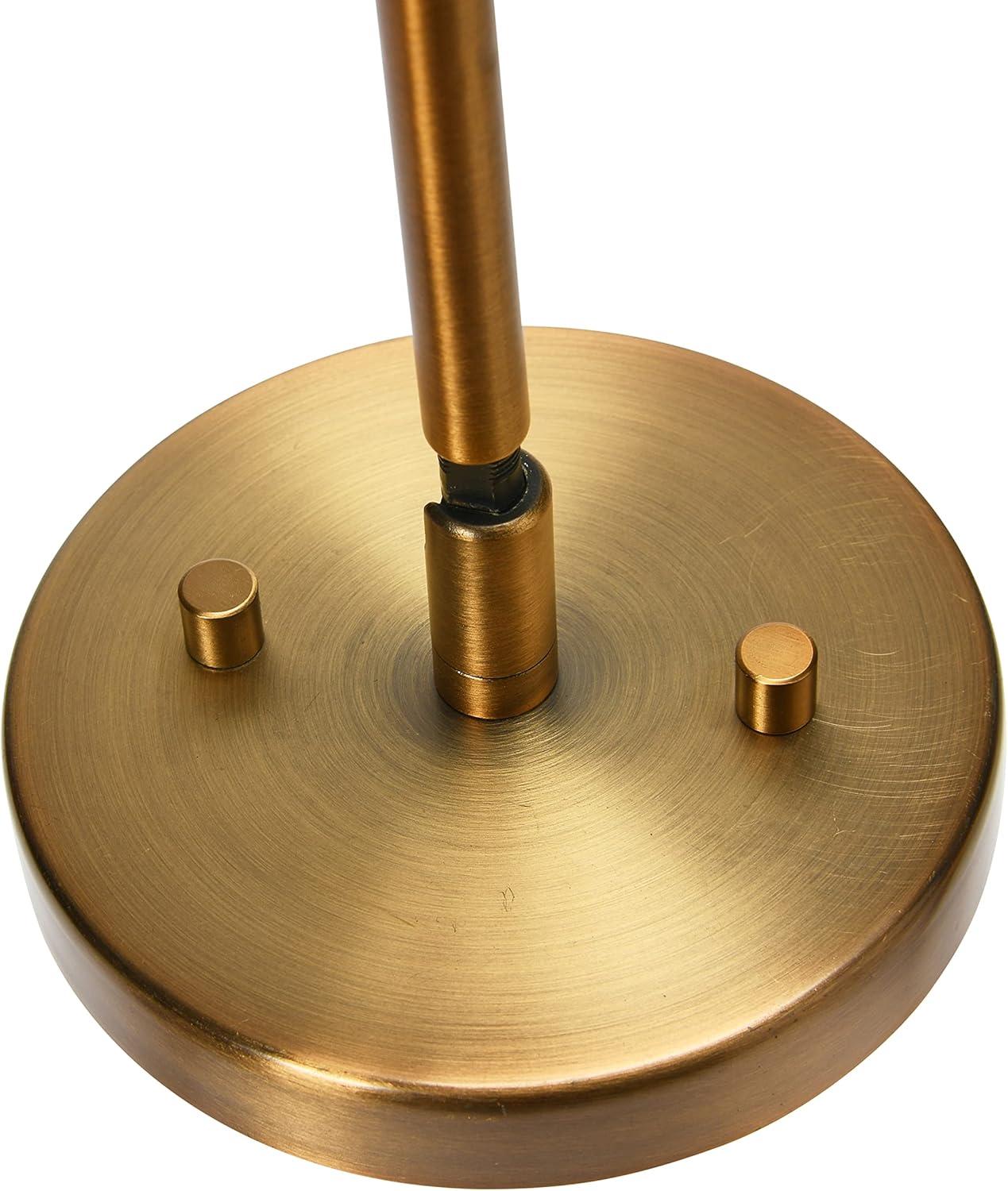 Storied Home Holden - Metal and Glass 4-Light Linear Chandelier, Brushed Bronze