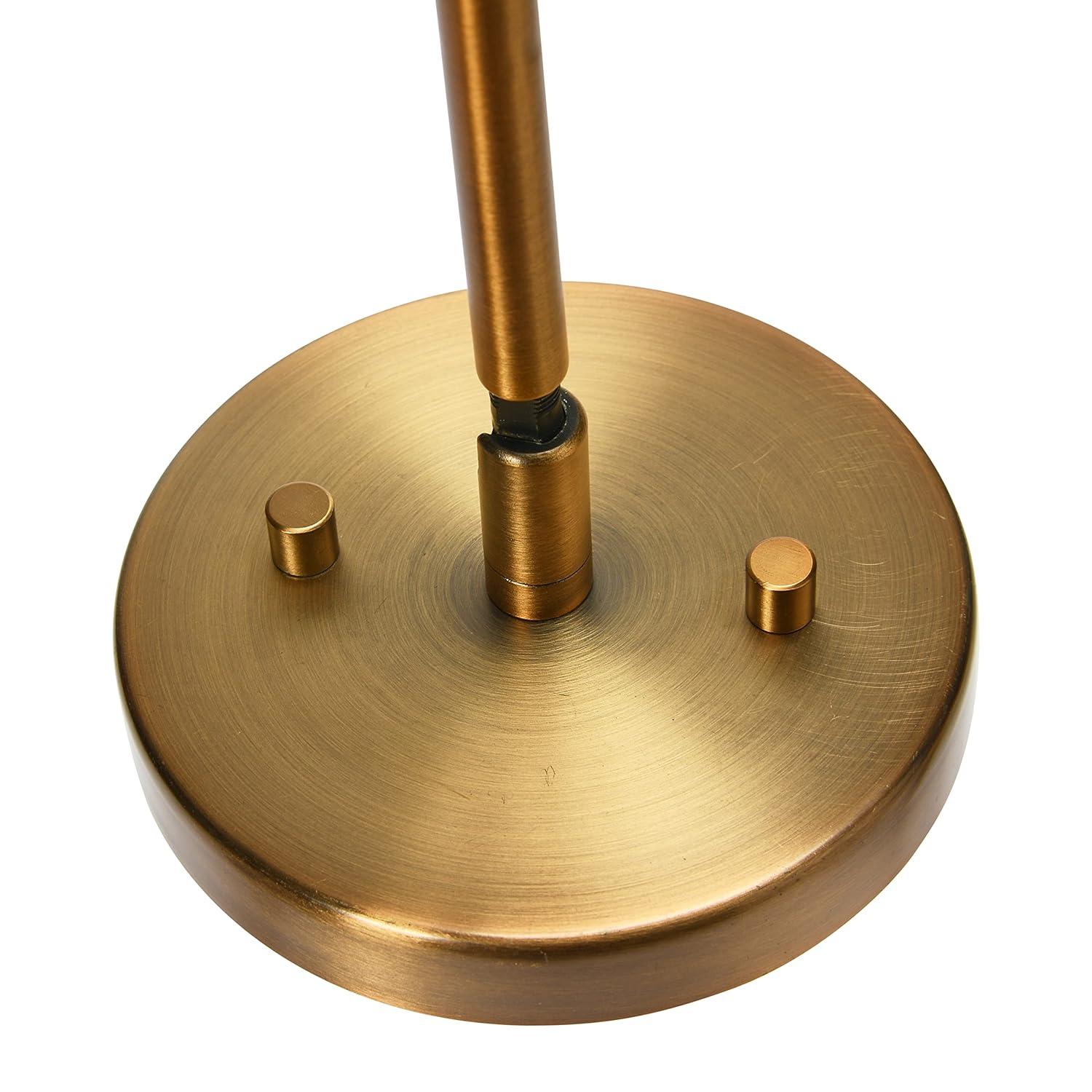 Storied Home Holden - Metal and Glass 4-Light Linear Chandelier, Brushed Bronze