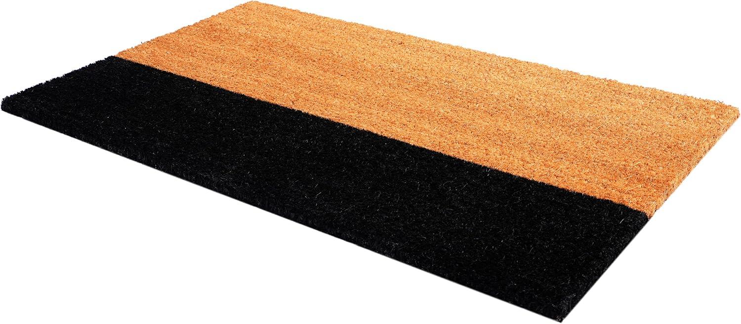 Ophelia & Co. Alece Extra Thick Outdoor Doormat Handwoven Durable Natural Coir Entryway Front Door Porch Patio